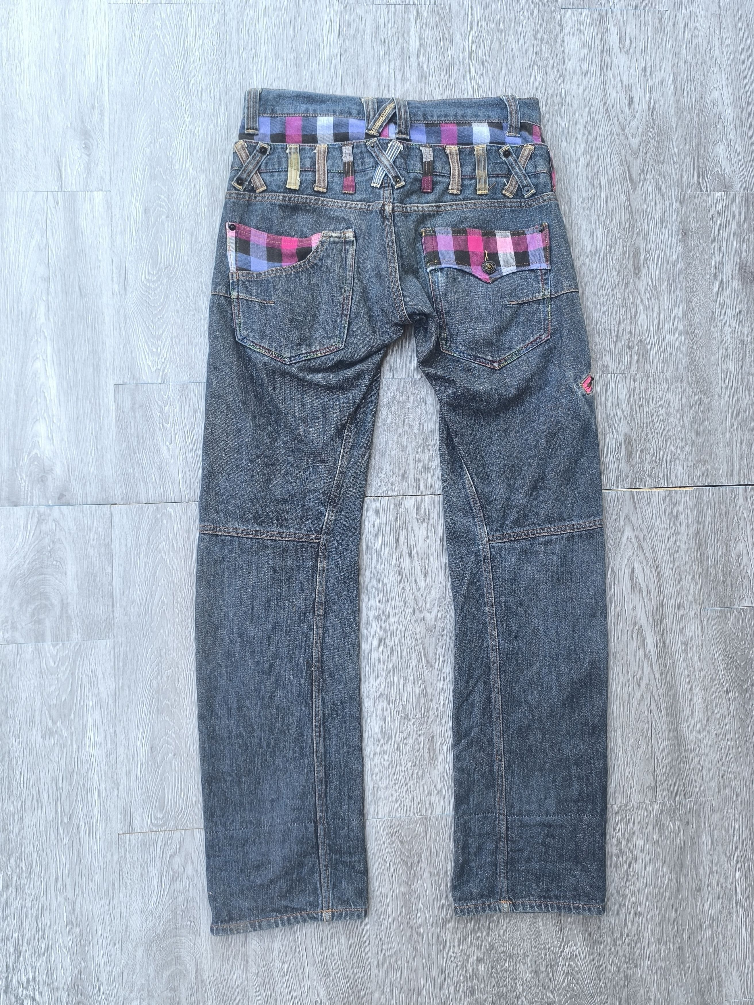 If Six Was Nine × Japanese Brand × Le Grande Bleu (L.G.B.) DOMINATE HANDCRAFTED JEANS RARE DESIGN Size US 31 - 7 Thumbnail
