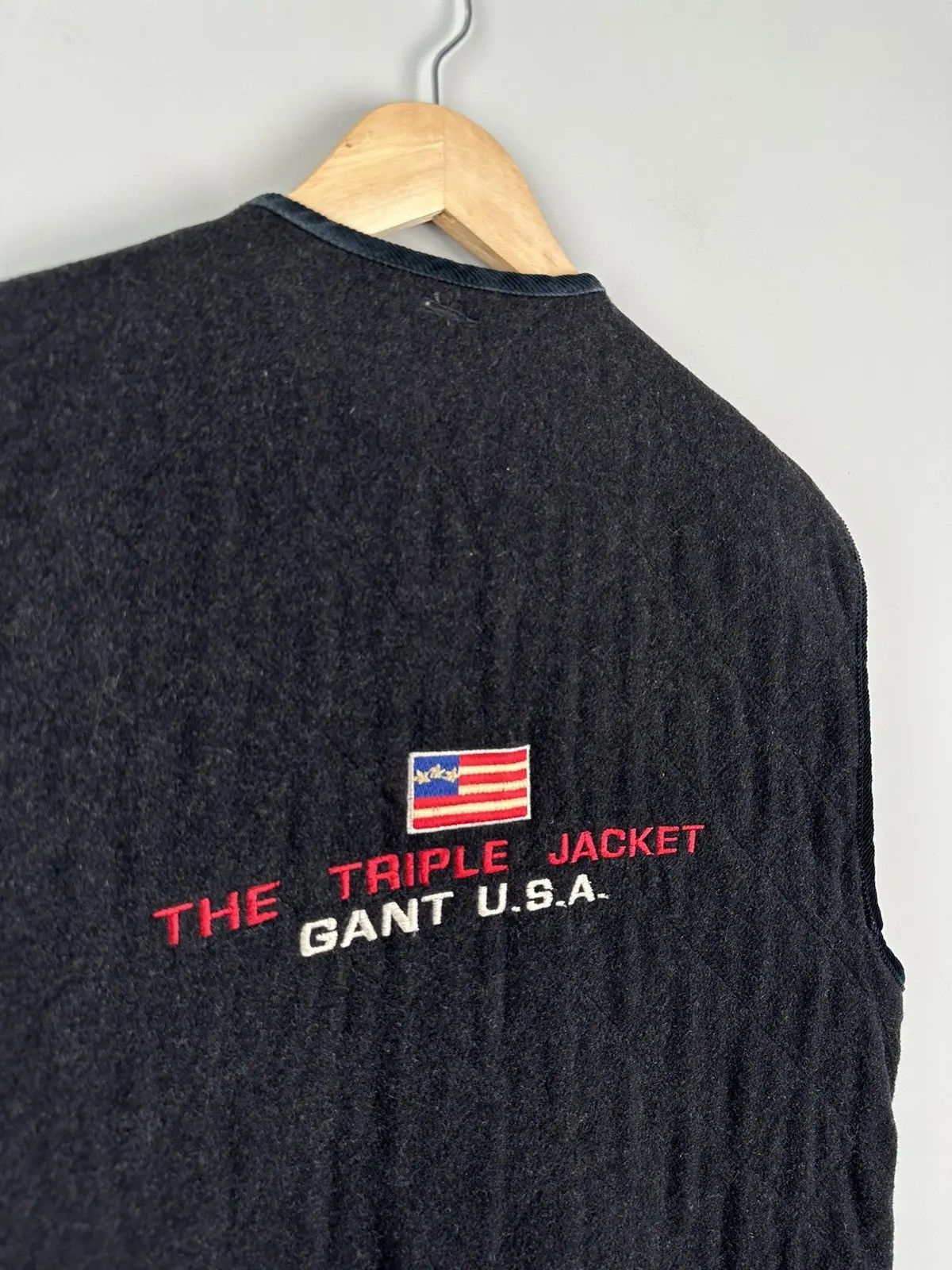 Gant Vintage 90s Gant Outdoor Wool Tweed Vest Size US M / EU 48-50 / 2 - 2 Thumbnail
