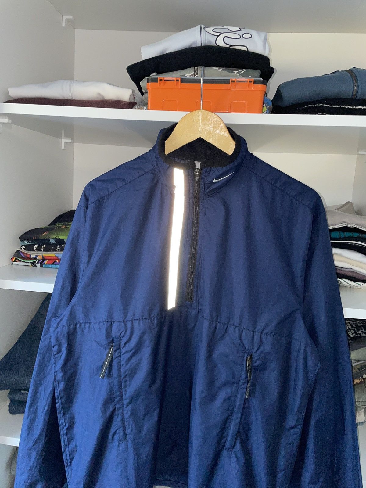 Nike Nike Vintage 1/3 Half Zip Nylon Track Jacket Drill Suit 90s Size US S / EU 44-46 / 1 - 5 Thumbnail