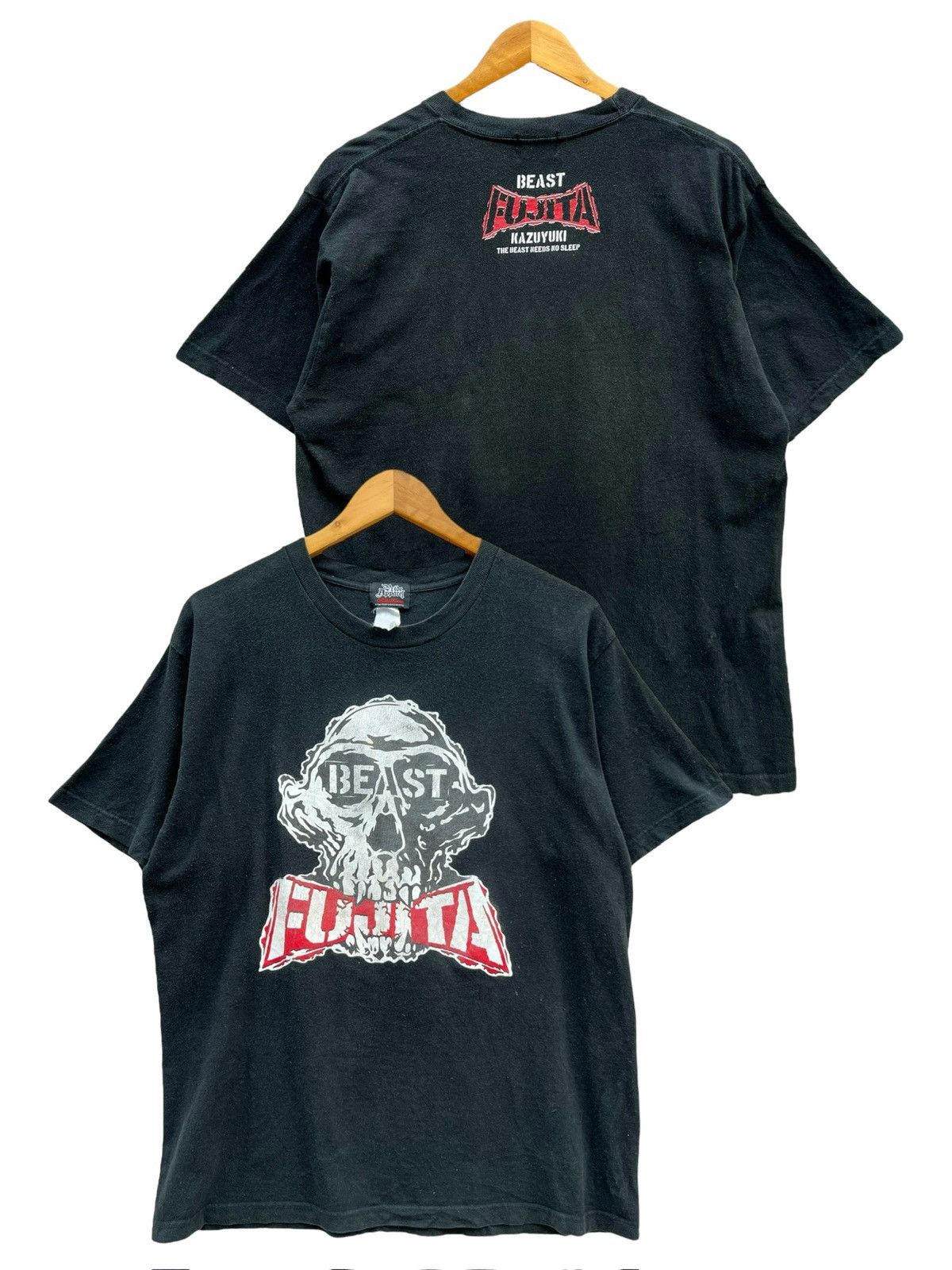 Vintage Vintage Pride Apparel Beast Fujita Bones Skate Tees Size US L / EU 52-54 / 3 - 1 Thumbnail