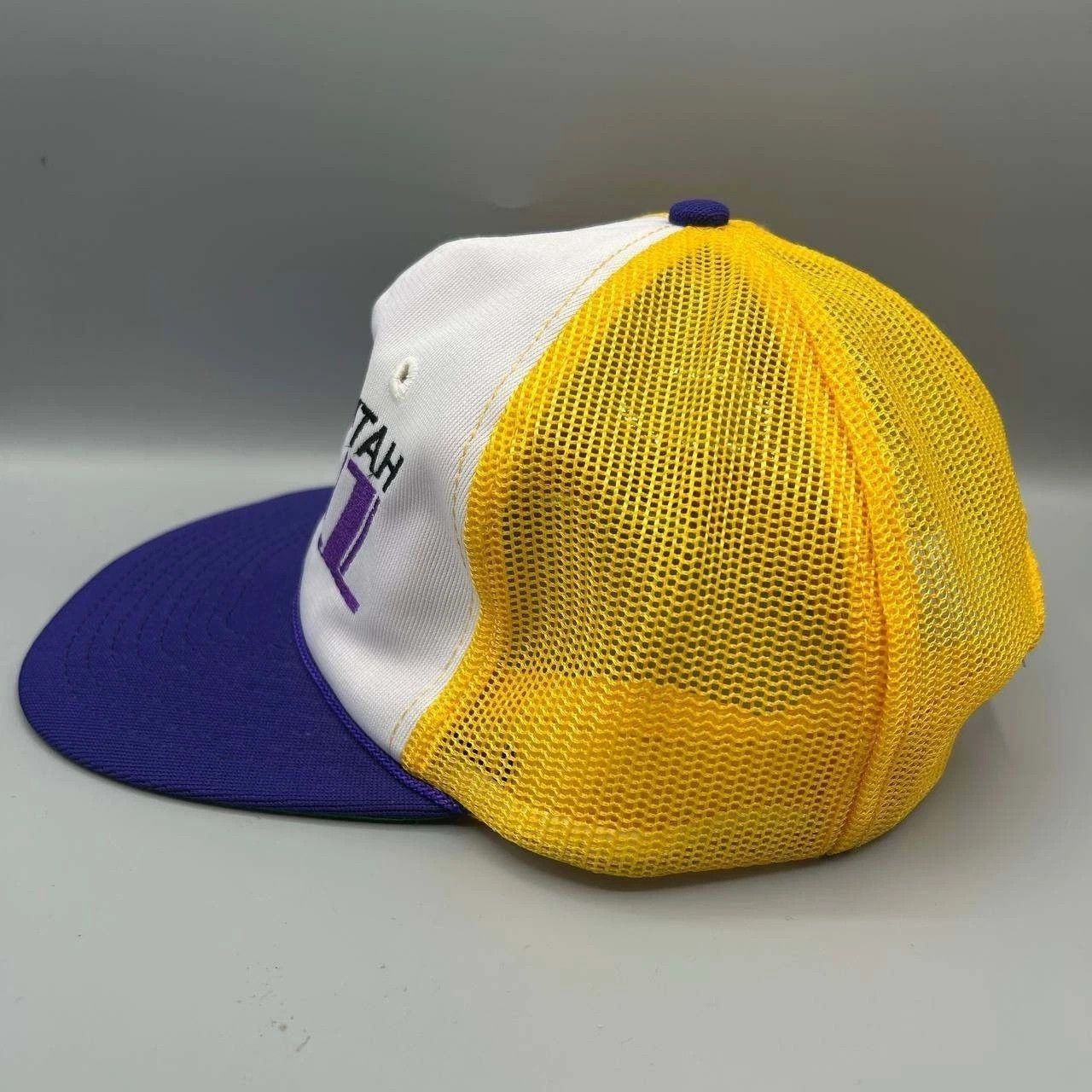 NBA Utah Jazz Trucker Hat Men Embroidered NBA Snap Back Cap Size ONE SIZE - 4 Thumbnail