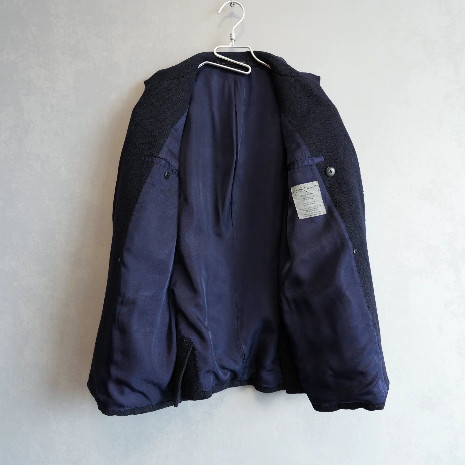 Yohji Yamamoto Yohji Yamamoto 88AW J40 Red/Black Stitch DB Jacket S Size US S / EU 44-46 / 1 - 3 Thumbnail