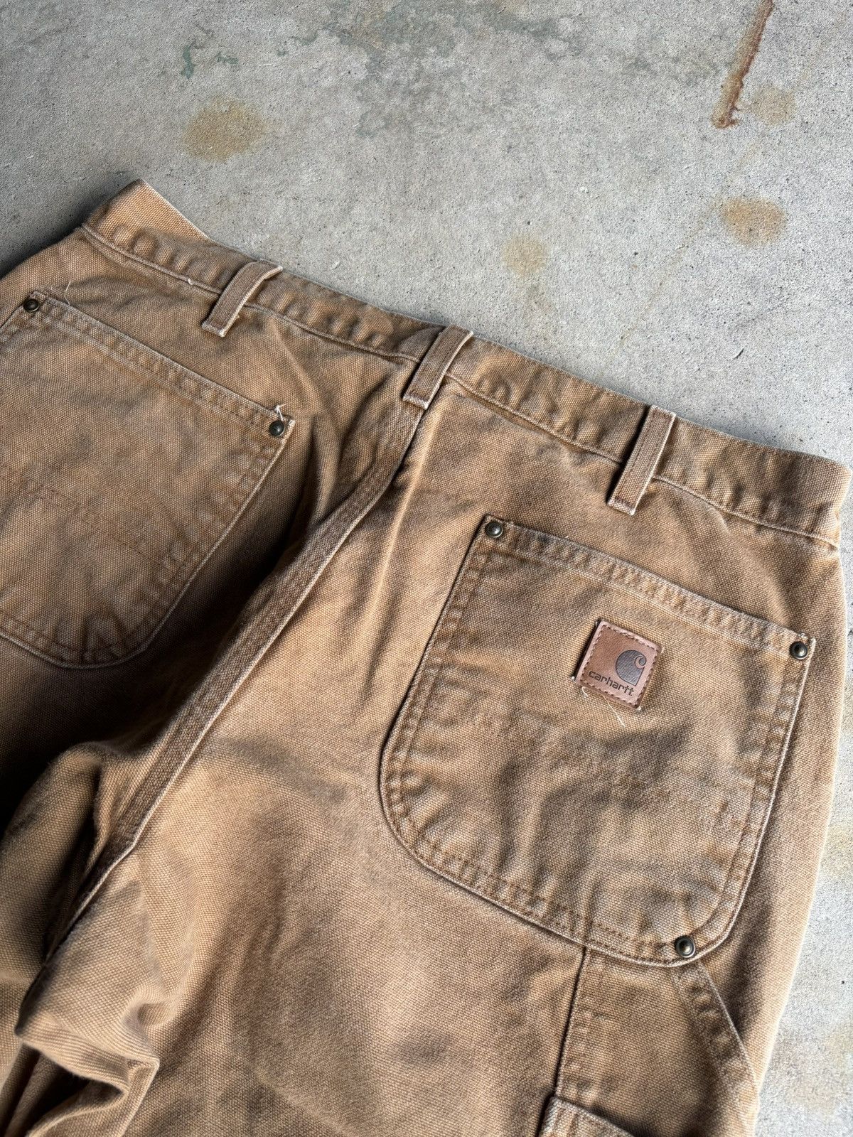 Carhartt Vintage Carhartt Tan Beige Double Knee Wide Leg Workwear Size US 36 / EU 52 - 7 Thumbnail