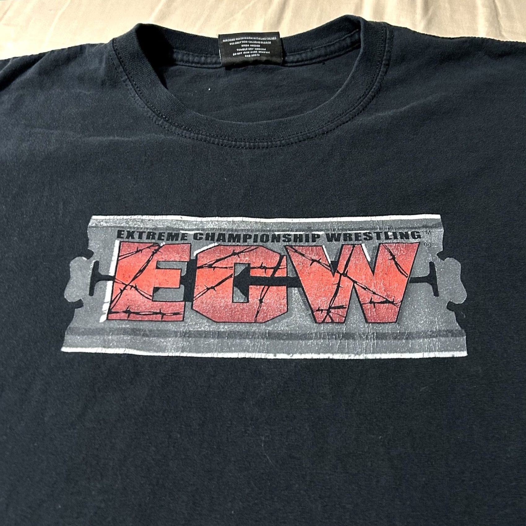 Vintage VINTAGE Steve & Barry’s ECW Wrestling Razorblade Shirt L Black Mens T-Shirt Size US L / EU 52-54 / 3 - 2 Thumbnail