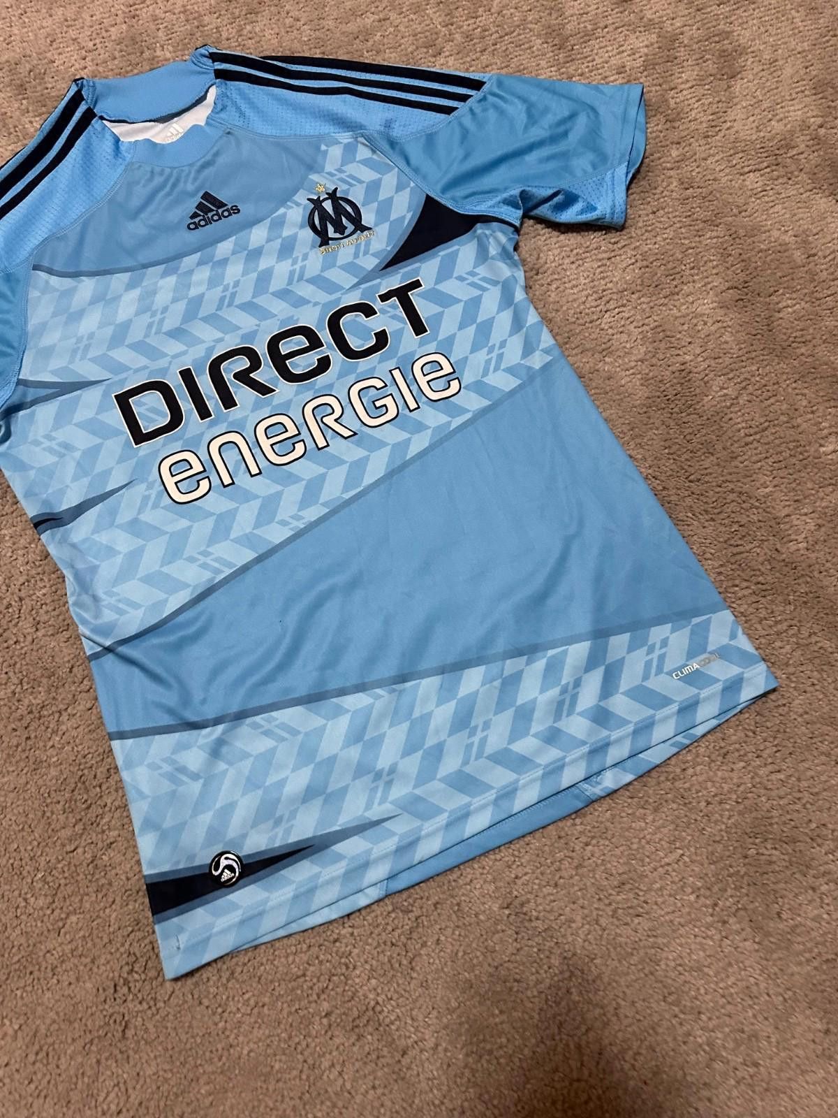 Adidas Olympique Marseille 2009 - 2010 Football Soccer Shirt Jersey Size US M / EU 48-50 / 2 - 2 Thumbnail