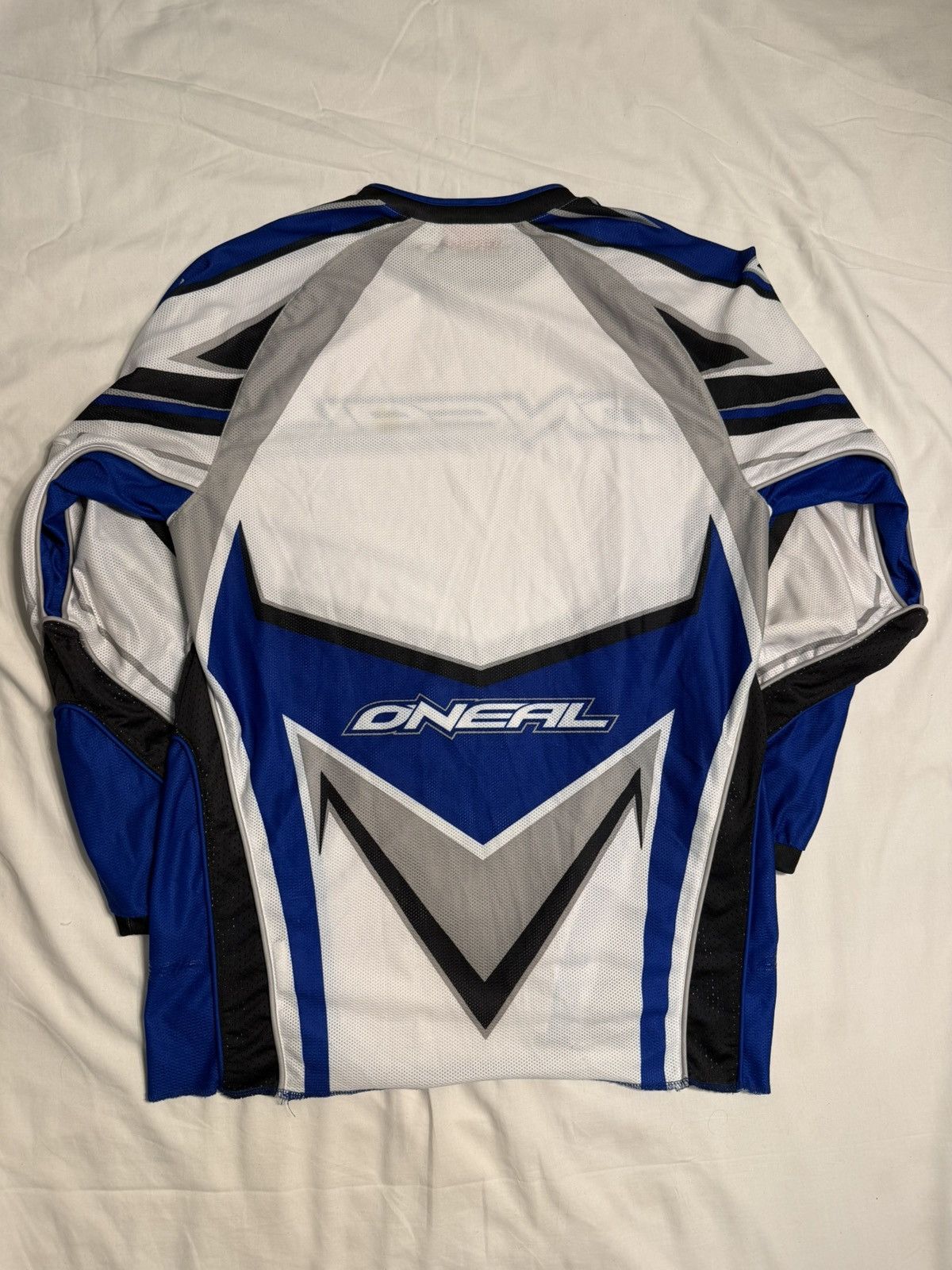 O'Neill Vintage Y2K Oneill Motocross Blue Jersey Size US L / EU 52-54 / 3 - 3 Thumbnail