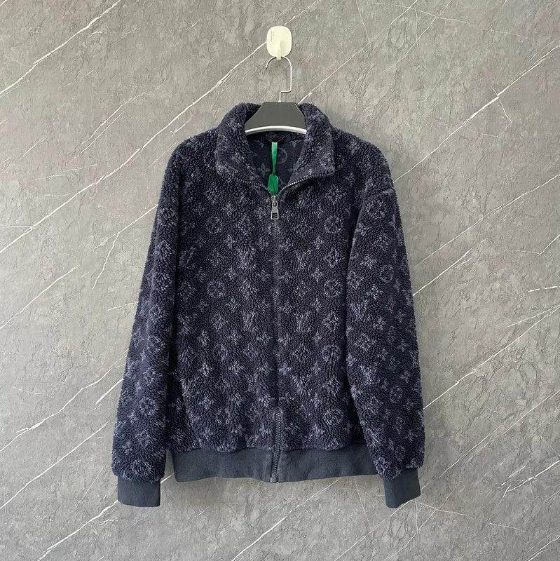 Louis Vuitton Louis Vuitton Blue Cotton Men's Jacket Size S 0089 Size US S / EU 44-46 / 1 - 1 Thumbnail