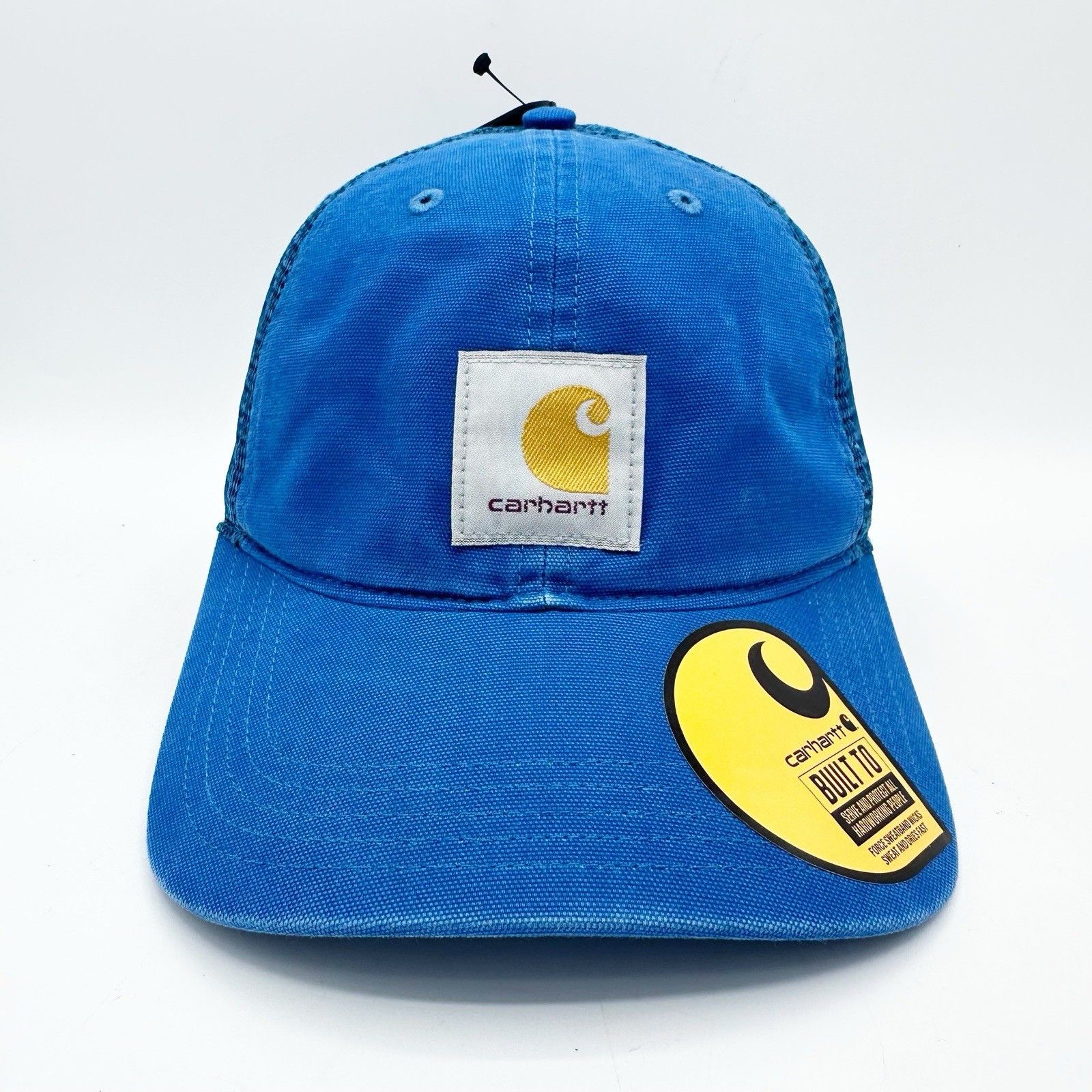 Carhartt New CARHARTT Force Canvas Mesh Back Hat Blue Front Patch Size ONE SIZE - 2 Thumbnail