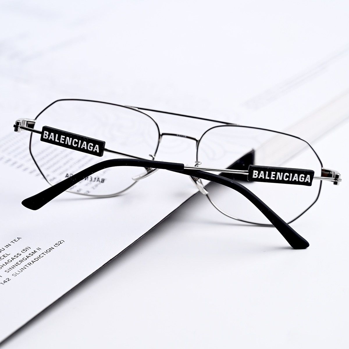Balenciaga BALENCIAGA BB0117O 002 GLASSES Size ONE SIZE - 9 Thumbnail