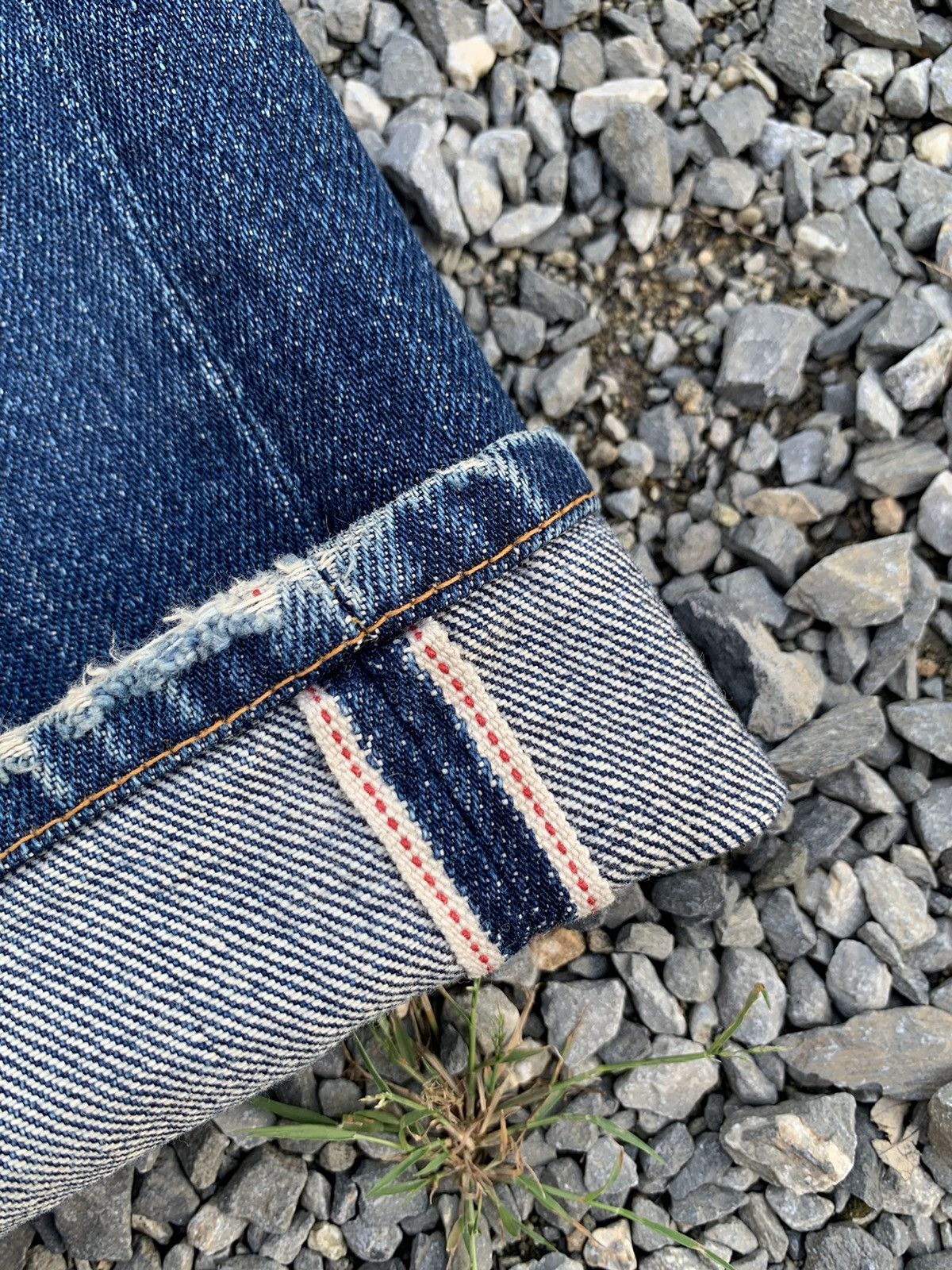 Kapital VTG PIG HIP STORE SELVEDGE RUSTY JAPANESE DISTRESSED DENIM Size US 30 / EU 46 - 7 Thumbnail