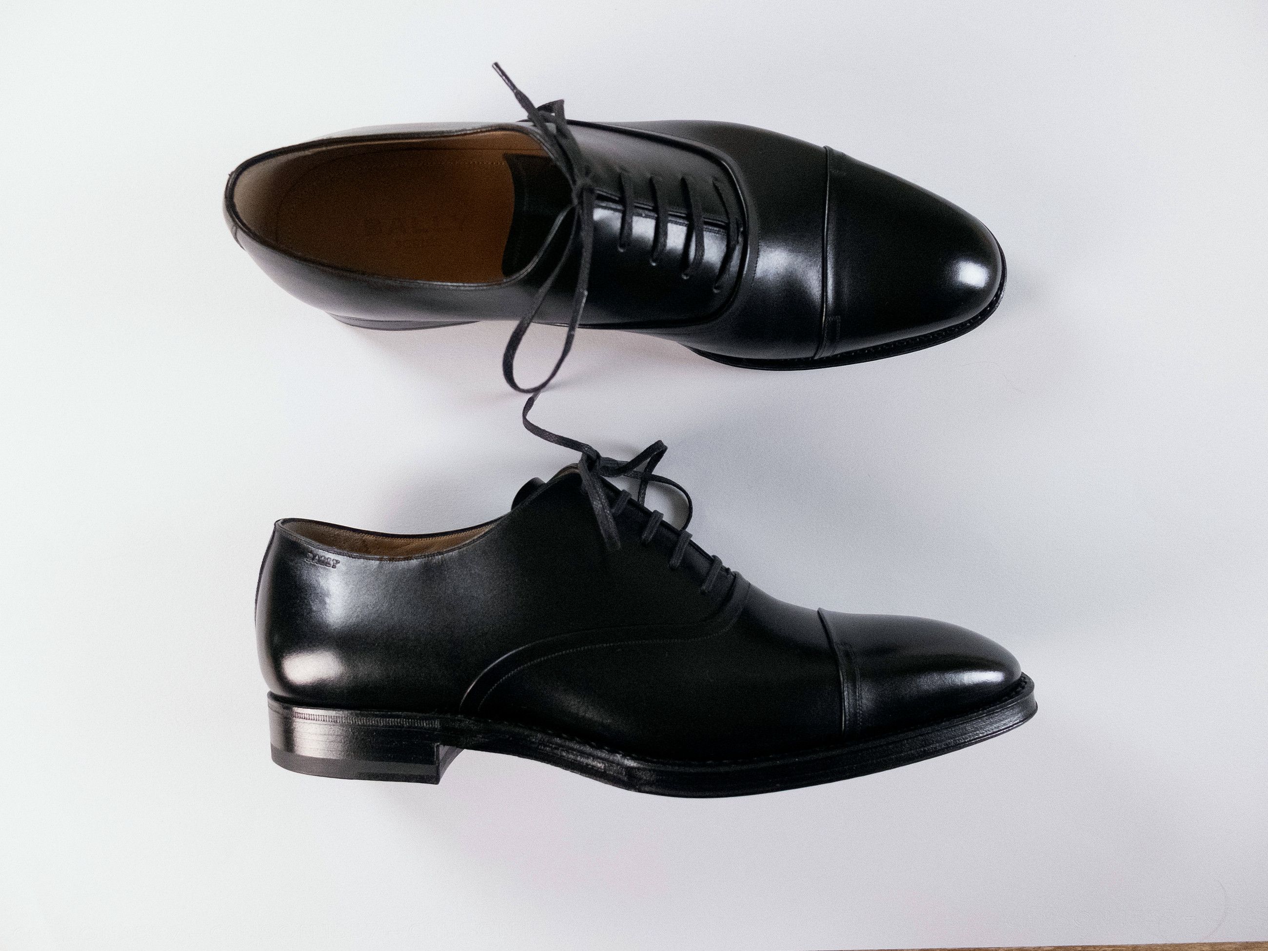 Bally BALLY Scribe black Goodyear welted leather Oxford shoes Size US 10 / EU 43 - 1 Thumbnail