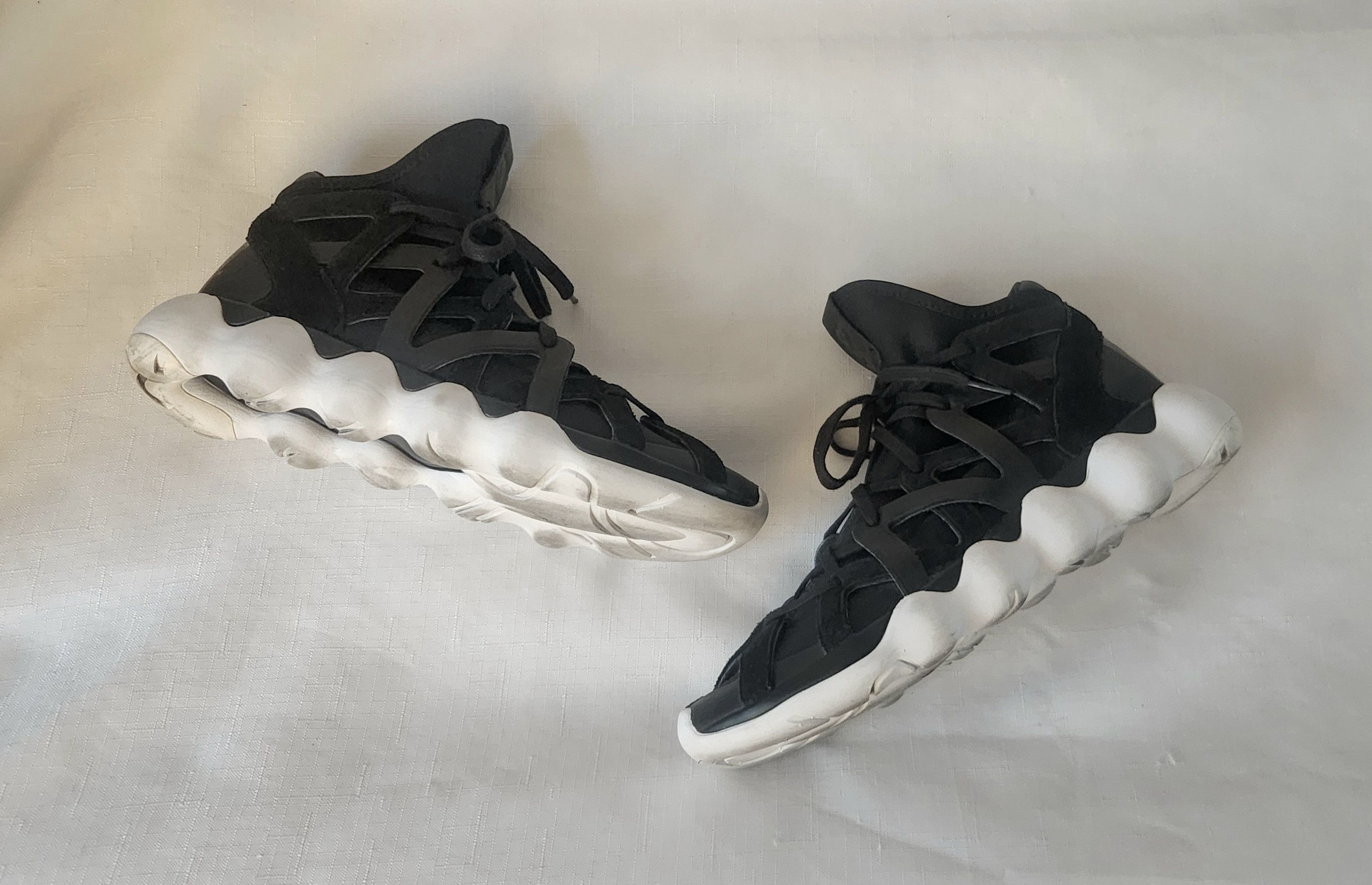Adidas Adidas Y-3 Kyojo High Yohji Yamamoto Black Sneakers BB4739 Size US 8 / EU 41 - 3 Thumbnail