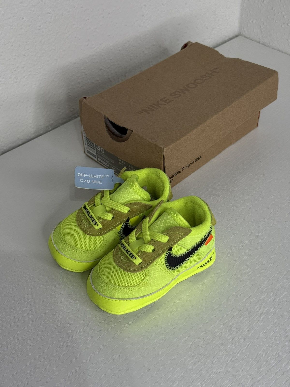 Nike Nike Air Force 1 Low x Off-White Toddler 3C Size US 10 / EU 43 - 1 Thumbnail