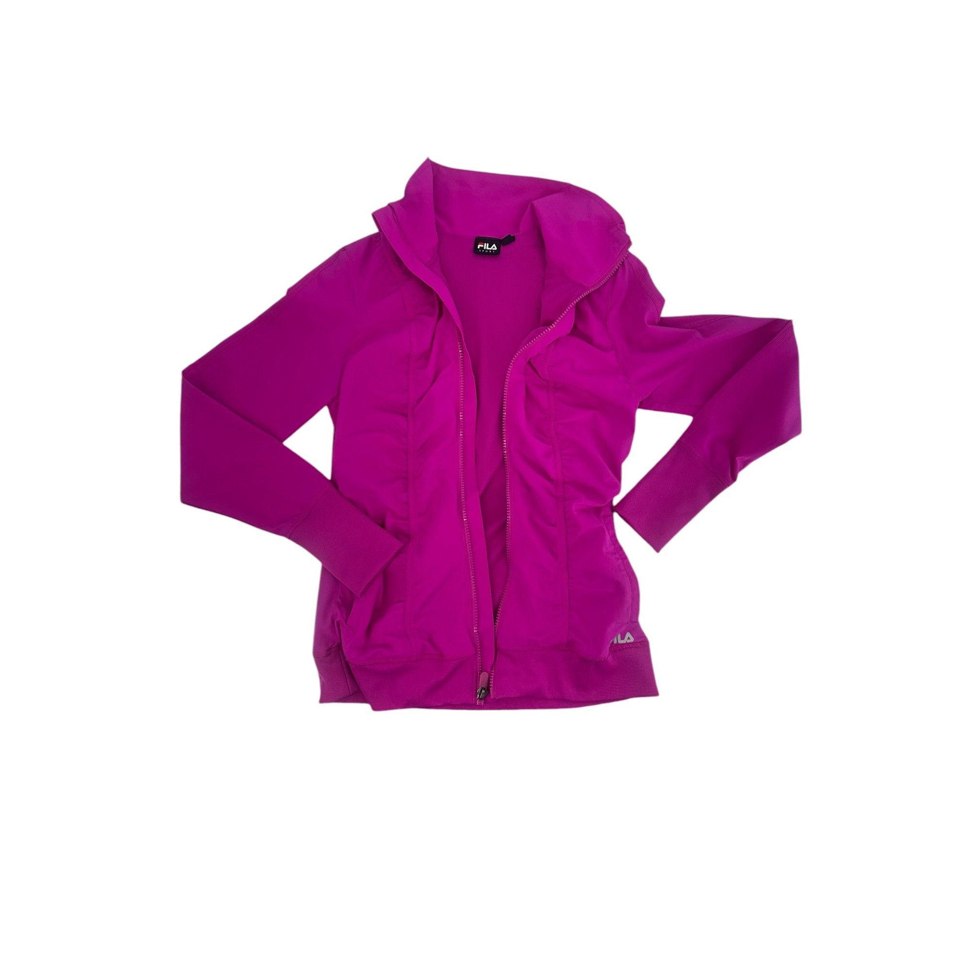 Fila Fila Jacket - Fuchsia Pink Ruched Athleisure - Size XS Size XS / US 0-2 / IT 36-38 - 3 Thumbnail
