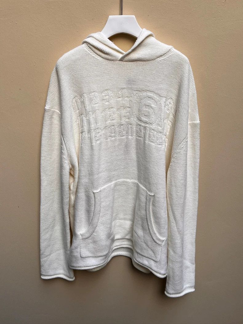 Maison Margiela Maison Margiela Pure cotton embossed knitted hoodie Size M / US 6-8 / IT 42-44 - 8 Thumbnail