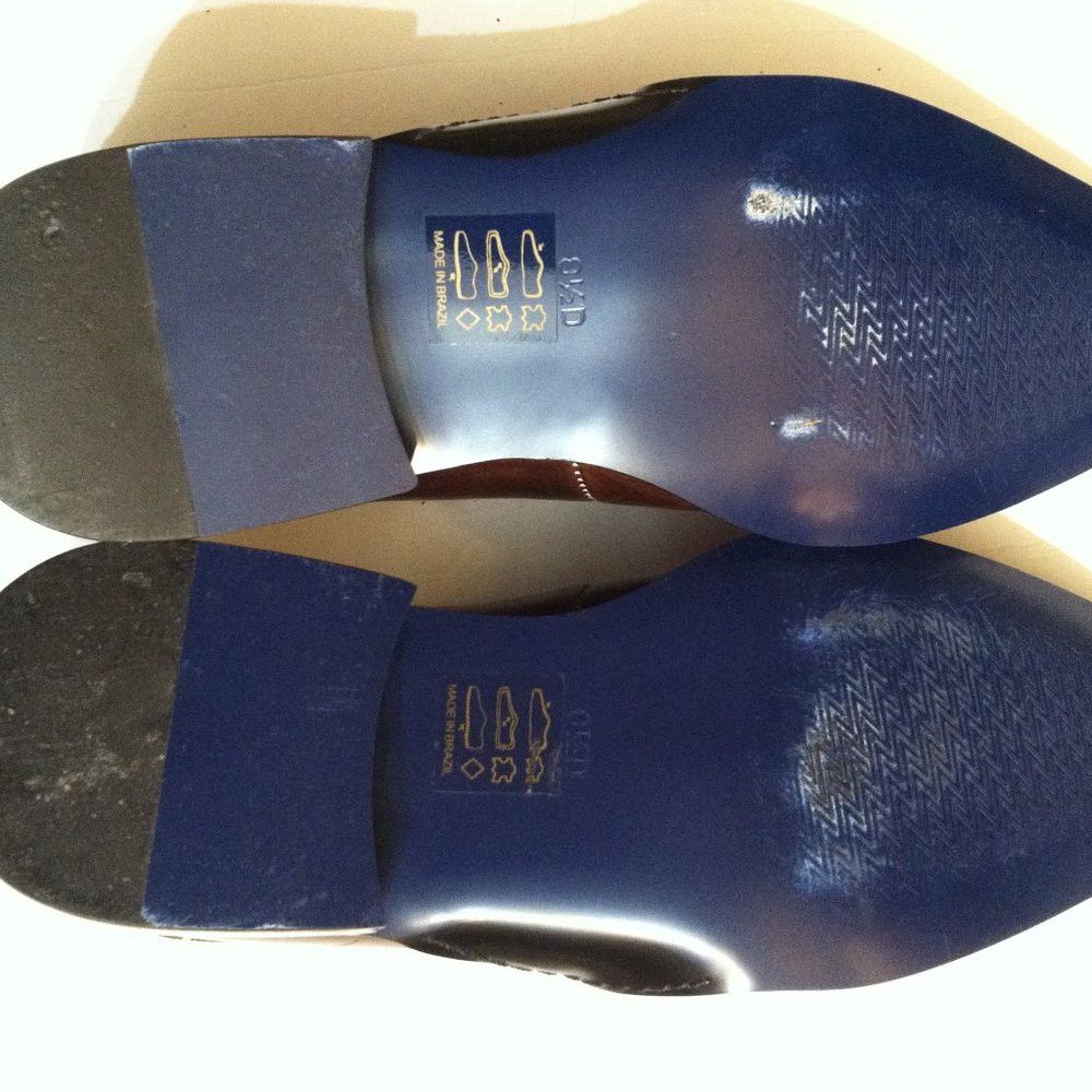Robert Wayne ROBERT WAYNE MENS LEATHER SLIP-ON DRESS SHOES SIZE: 8.5D Size US 8.5 / EU 41-42 - 7 Thumbnail