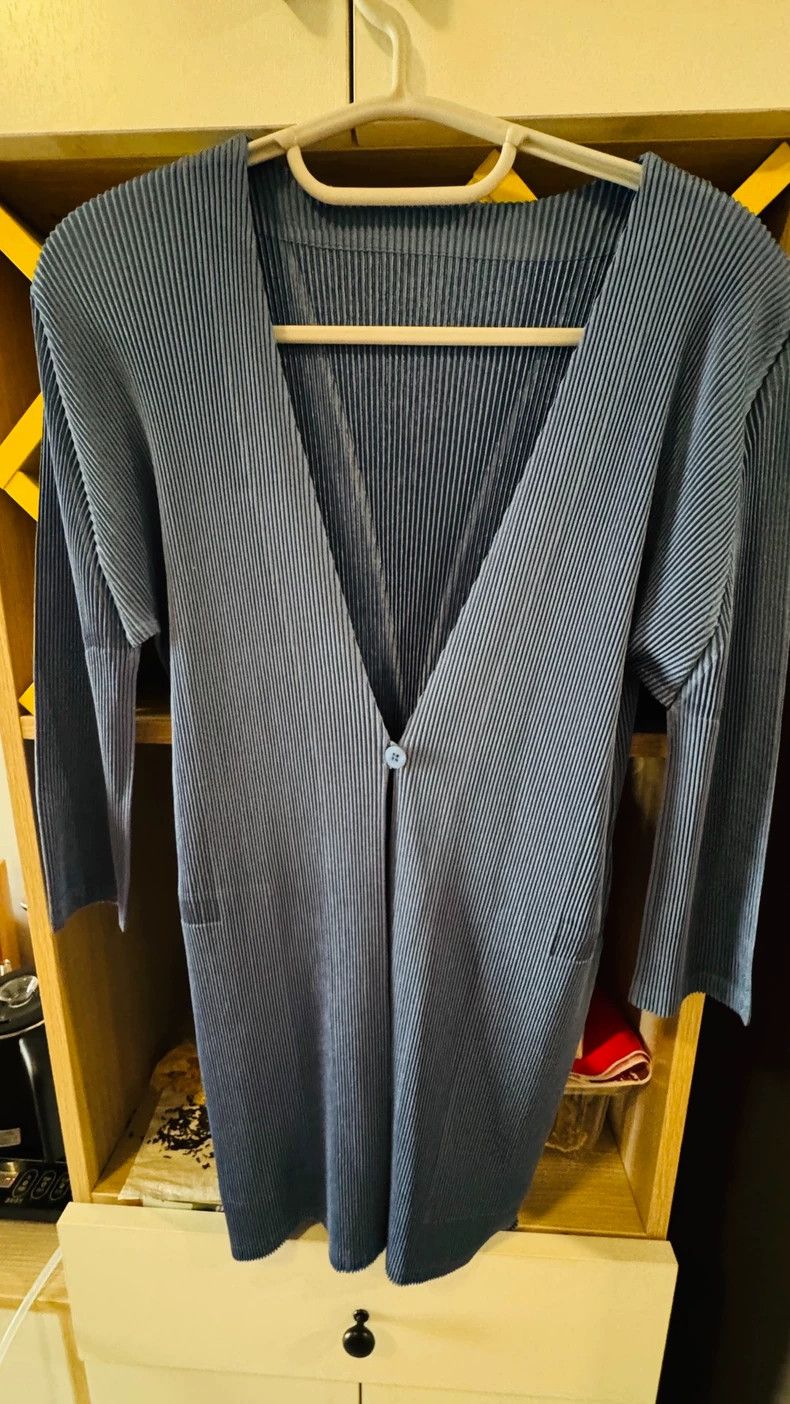 Issey Miyake Issey Miyake size:3 Blue cardigan Size XS / US 0-2 / IT 36-38 - 5 Thumbnail