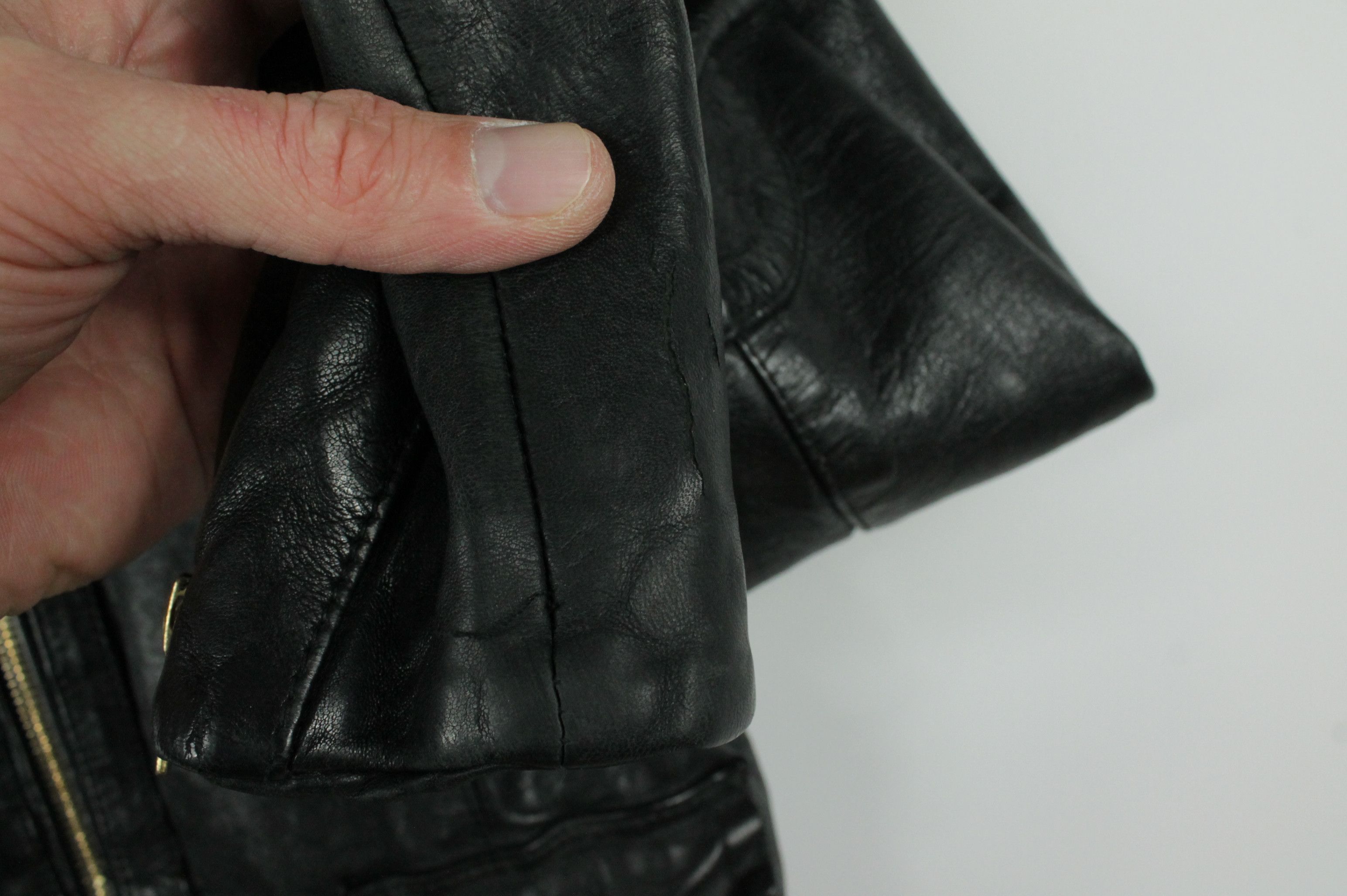 Golden Goose Golden Goose DB Black Leather Belted Jacket Women's Size S / US 4 / IT 40 - 15 Thumbnail