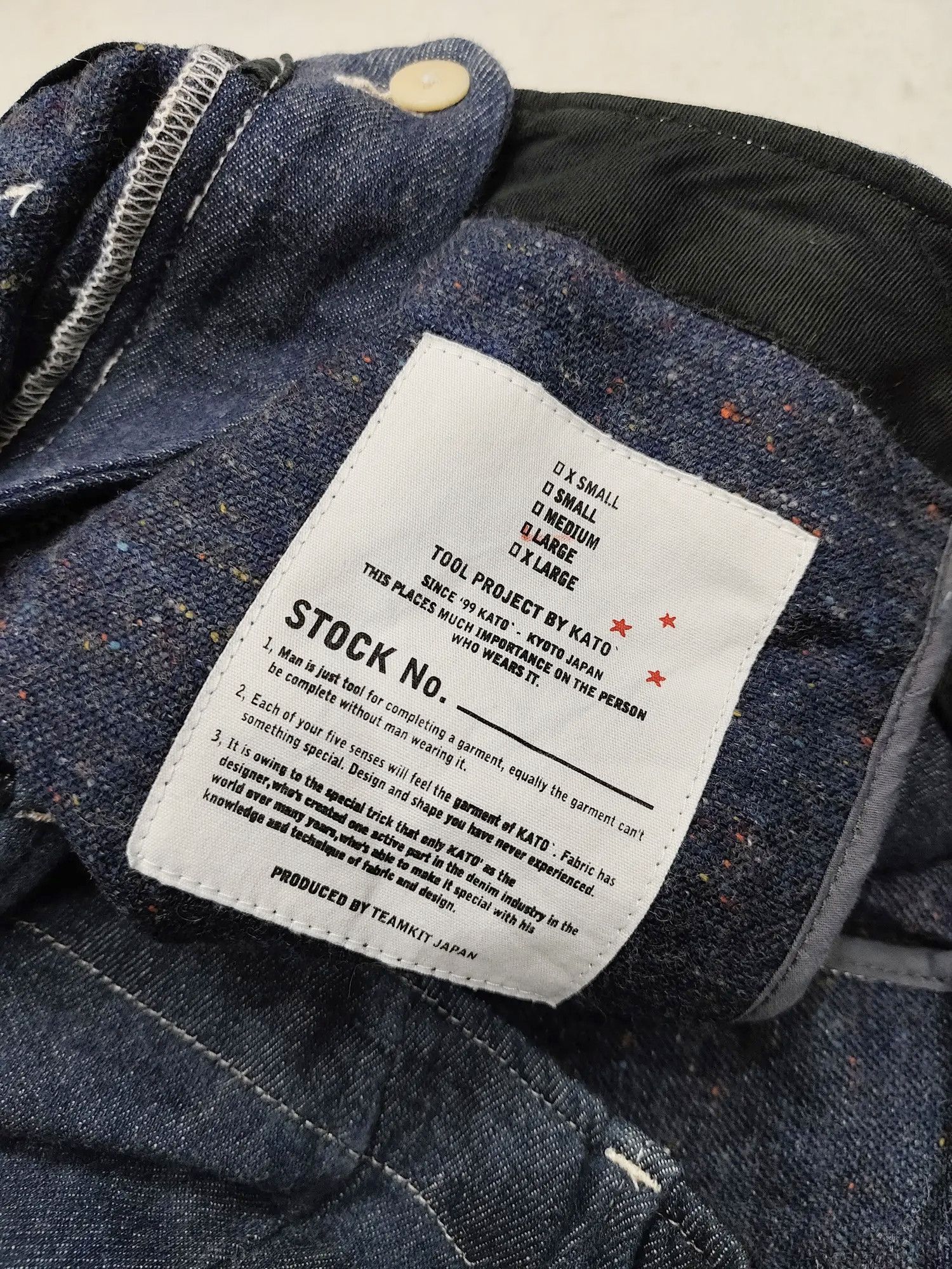 Hiroshi Kato Hiroshi Kato- Minimal Worker Sailor Inspired Utility Pants Size US 34 / EU 50 - 7 Thumbnail
