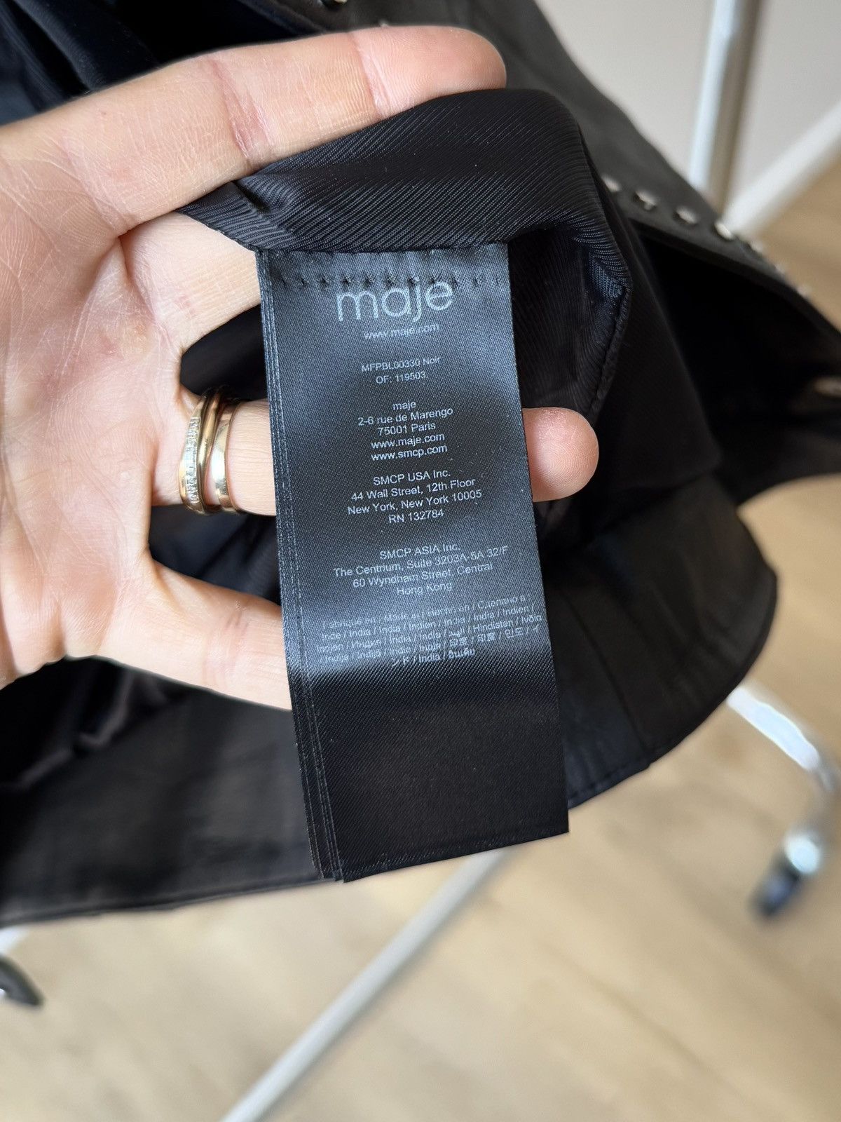 Maje Brand new with tags Maje leather jacket Size M / US 6-8 / IT 42-44 - 7 Thumbnail