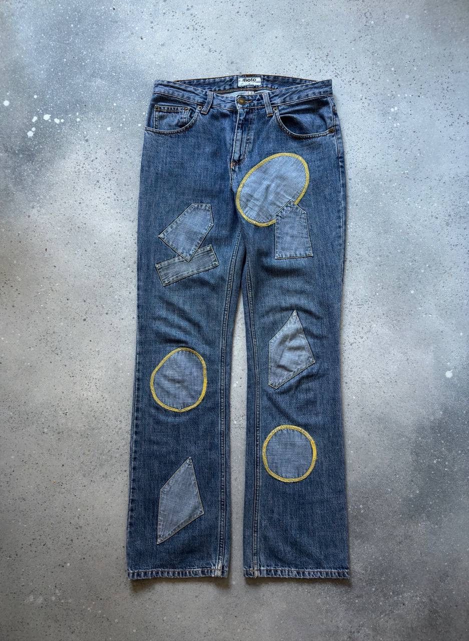 Amazing Patchwork Japanese Flared Jeans
