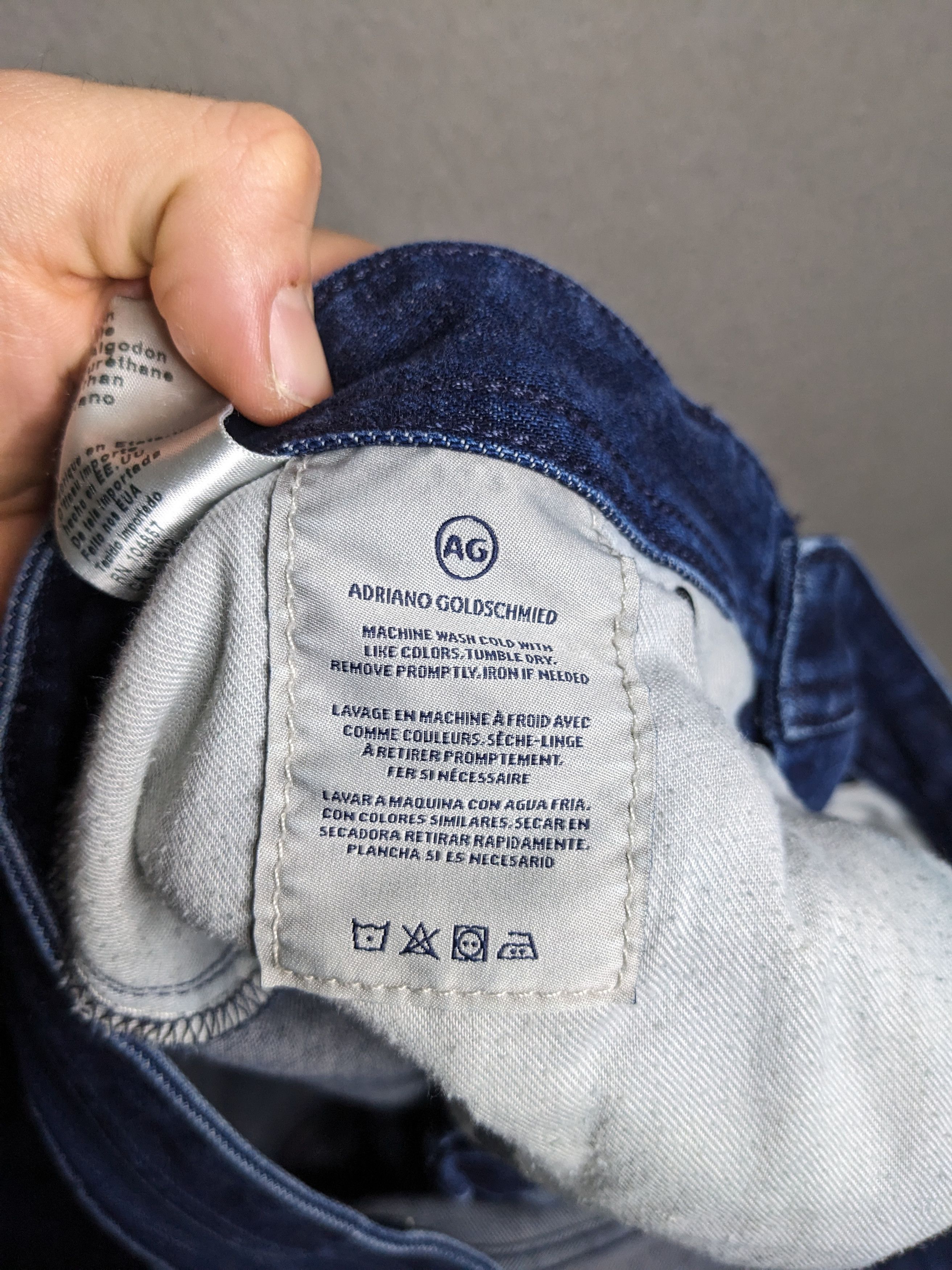 AG Adriano Goldschmied AG Adriano Goldschmied Everett Jeans 34x32 Slim Straight Size US 34 / EU 50 - 18 Thumbnail