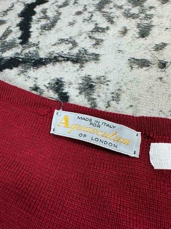 Vintage Vintage cardigan Aquascutum red S Size US M / EU 48-50 / 2 - 4 Thumbnail