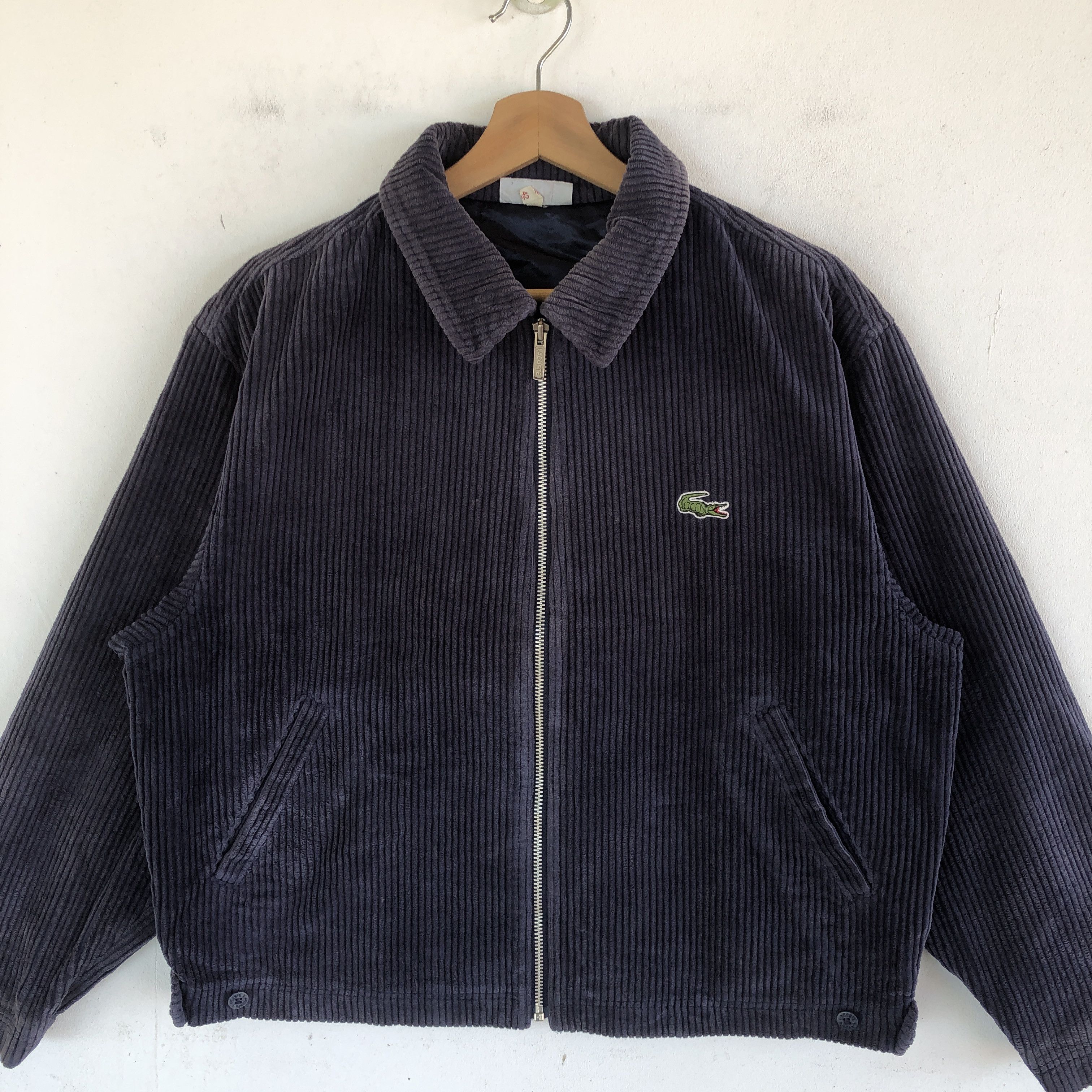 Lacoste × Vintage Vintage 90s Lacoste Chemise Corduroy Jacket Size US M / EU 48-50 / 2 - 4 Thumbnail