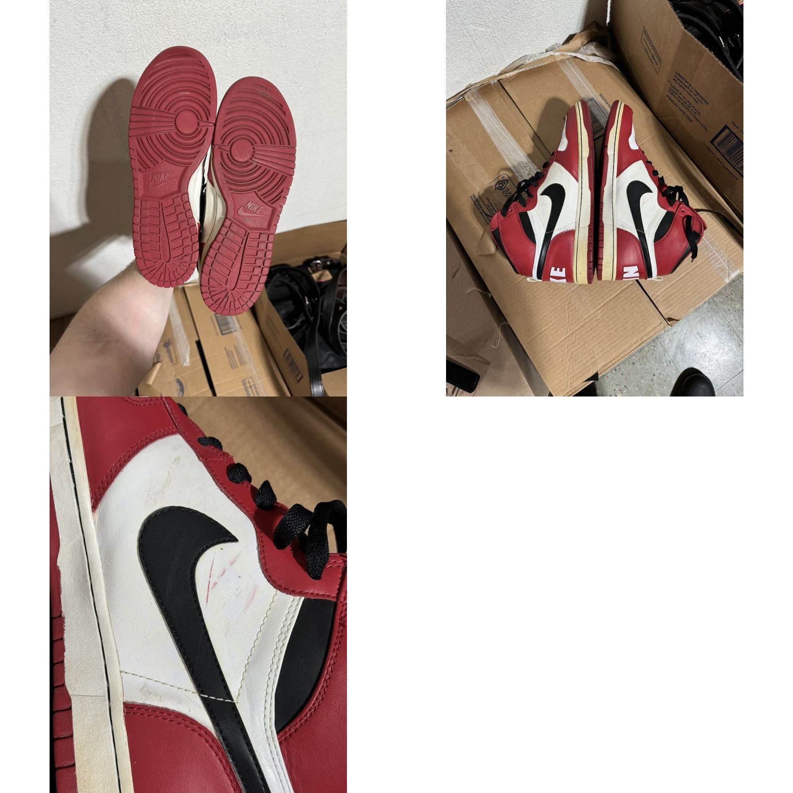 Nike **Nike Big 2009 White High Top Spike Men's US 13** User: **White Nike Big High Top Spike 2009 Men's US 13** Size ONE SIZE - 8 Thumbnail