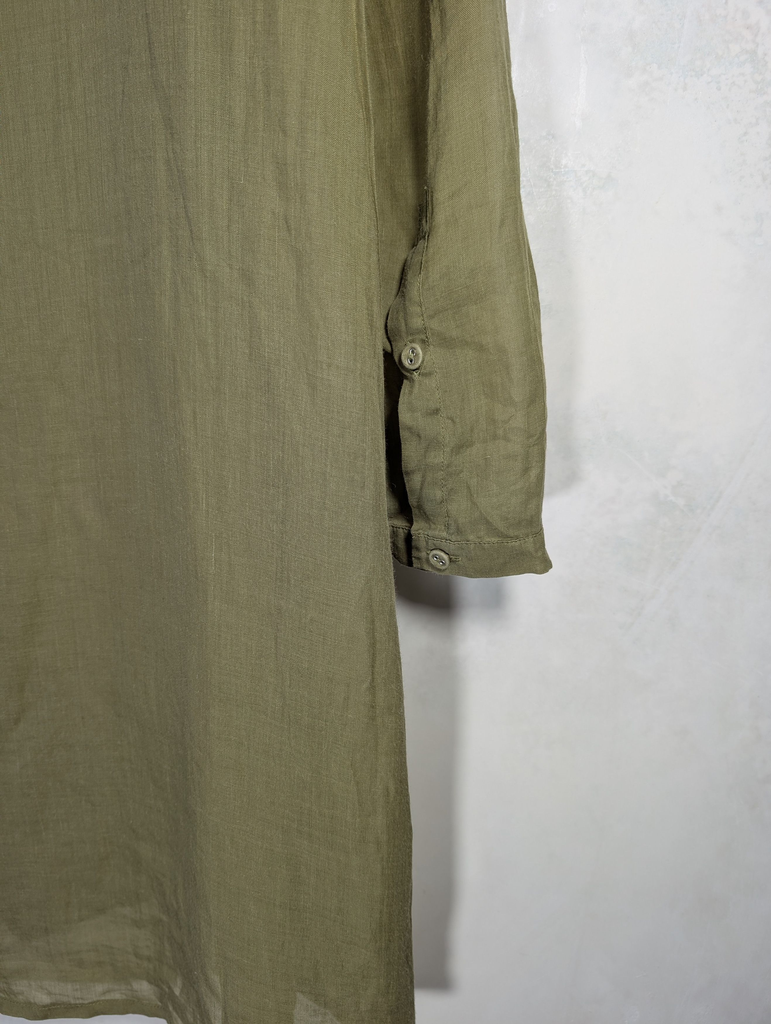 Annette Gortz Annette Gortz Women’s Linen Long Oversized Shirt Size XL / US 12-14 / IT 48-50 - 4 Thumbnail