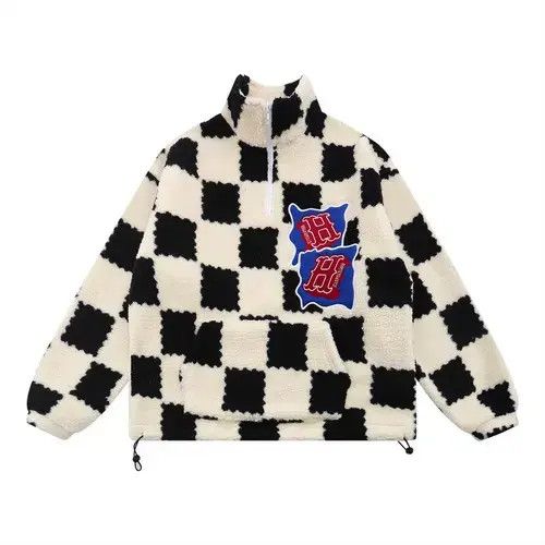 Vintage Checkerboard Padded Jumper Size US L / EU 52-54 / 3 - 1 Thumbnail