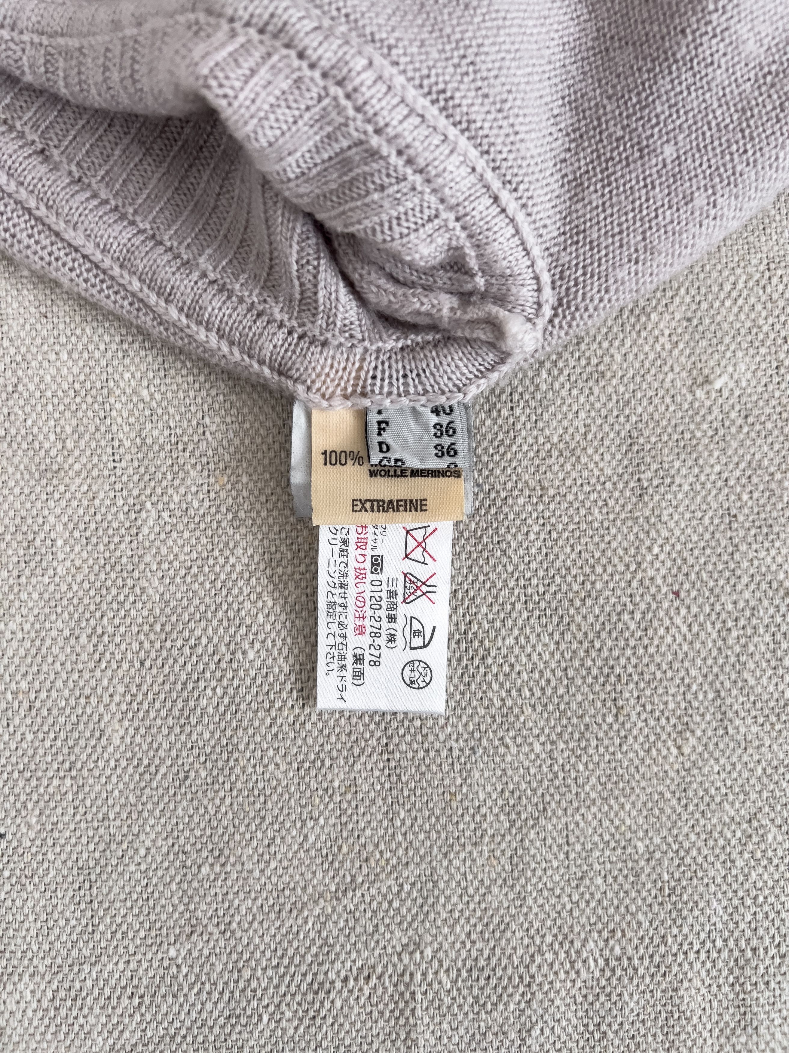 Rick Owens FW03 ‘TRUCKER’ Runway Off-Shoulder Wool Knit Size S / US 4 / IT 40 - 9 Thumbnail