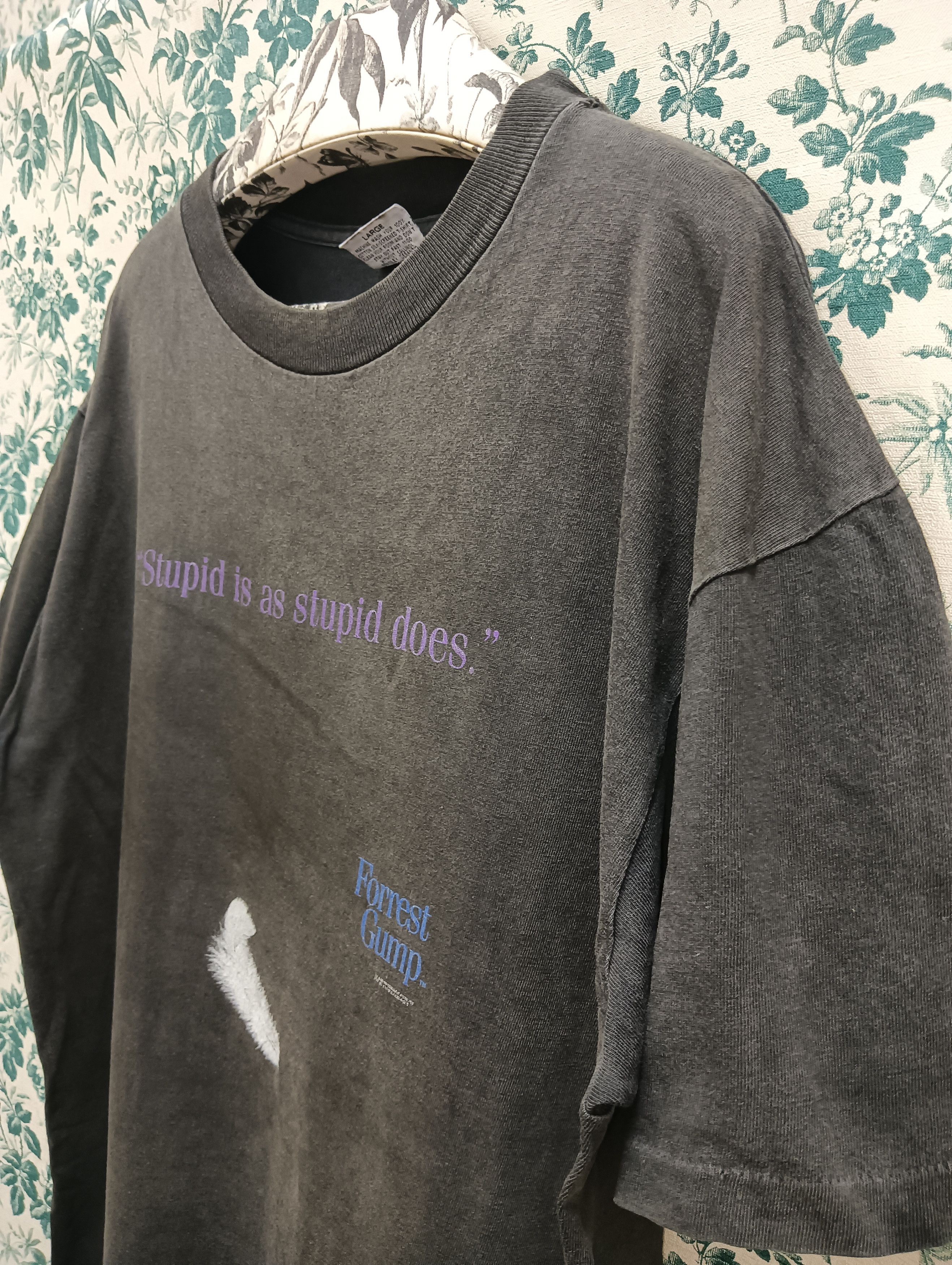 Vintage Forrest Gump 'Stupid is as Stupid Does' Tee Size US L / EU 52-54 / 3 - 3 Thumbnail