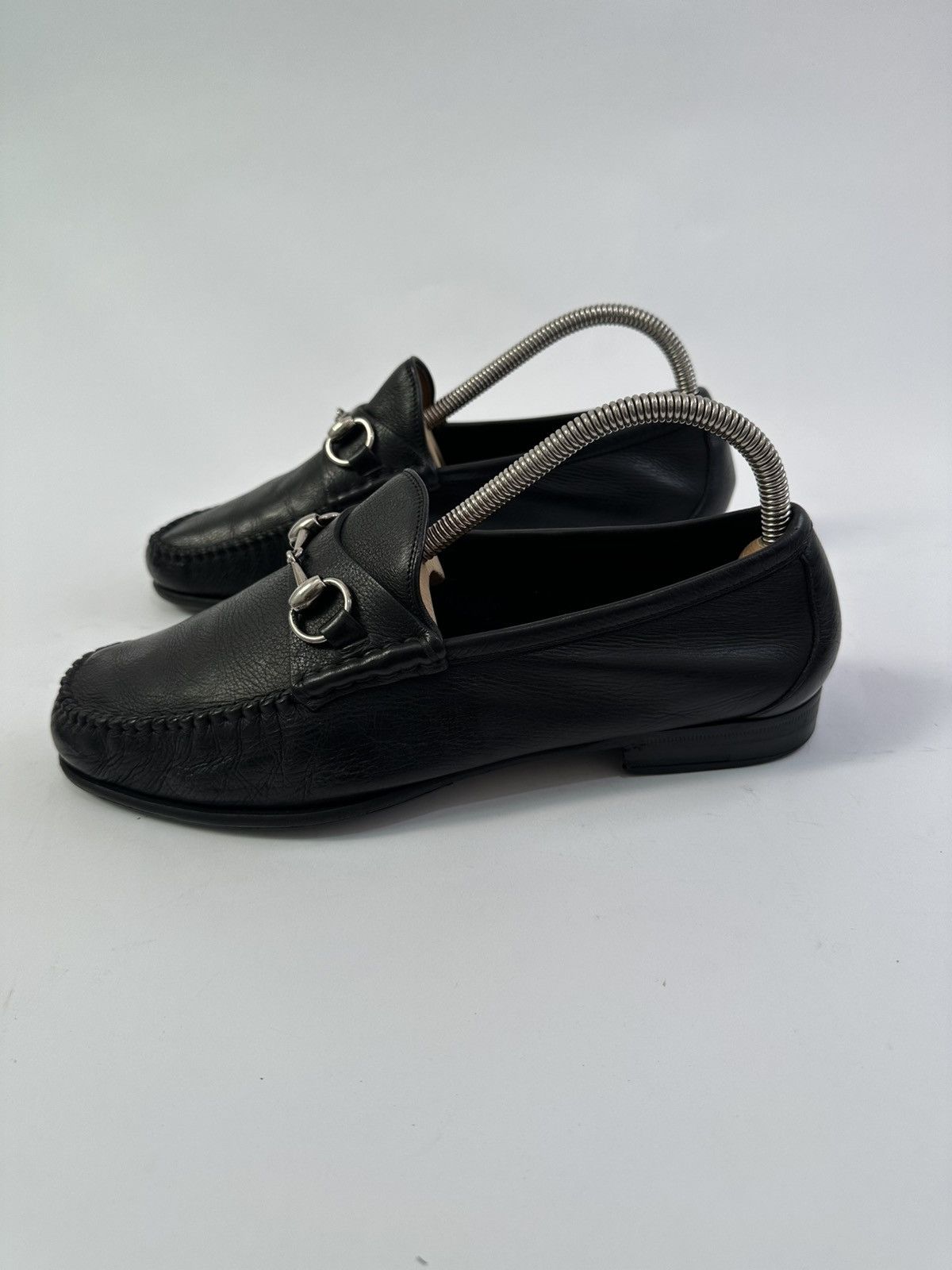 Gucci Gucci Black Leather Horsebit Loafers Size 7.5 UK | 8 US Size US 8 / EU 41 - 1 Thumbnail