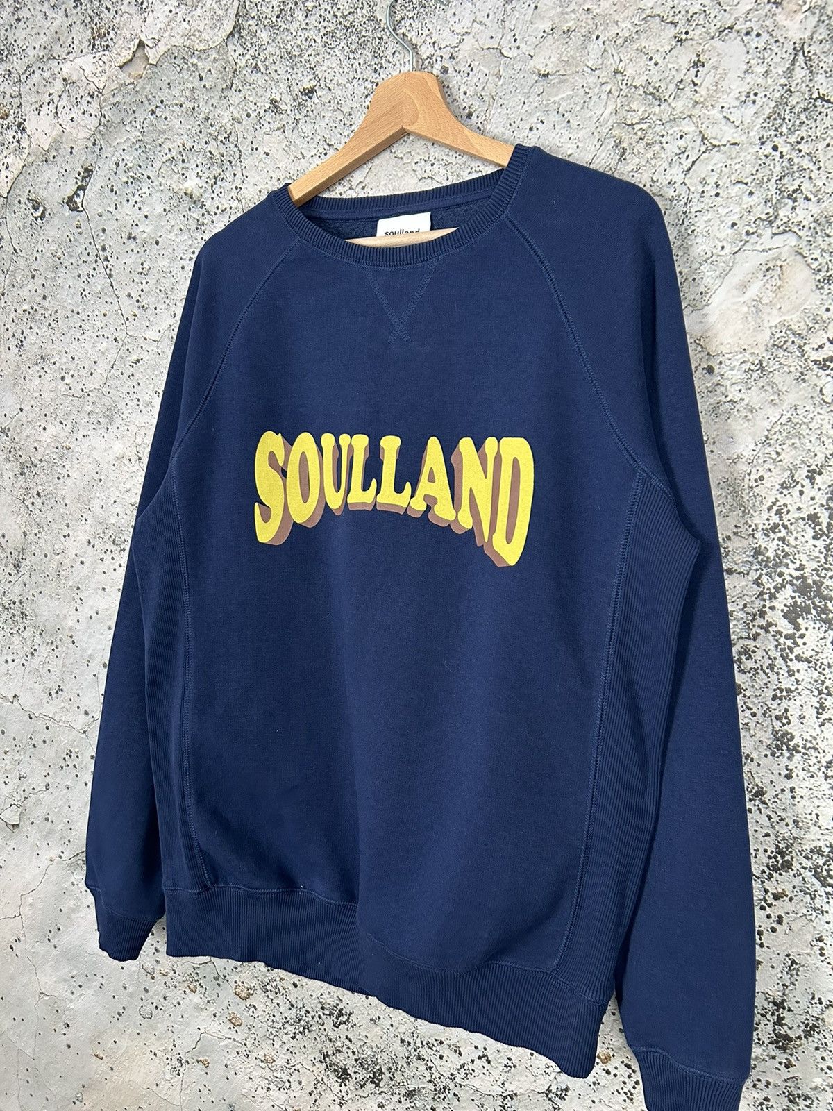 Soulland Soulland Boxy Crewneck Streetwear Vintage Spellout Retro Size US L / EU 52-54 / 3 - 2 Thumbnail