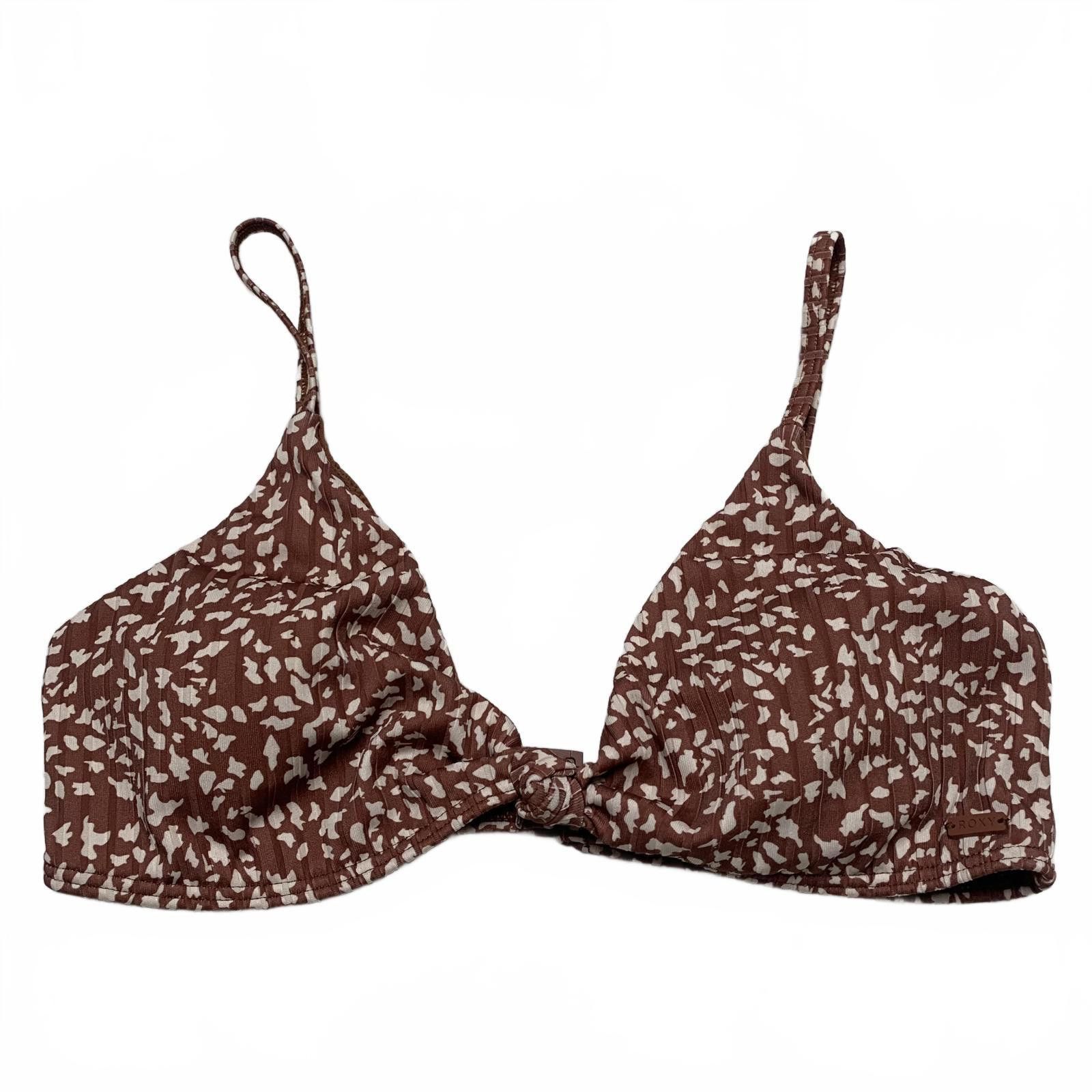 Royal Robbins Roxy Love the Surf Knot Bikini Top Women's Sz L BR Swimwear Size ONE SIZE - 4 Thumbnail