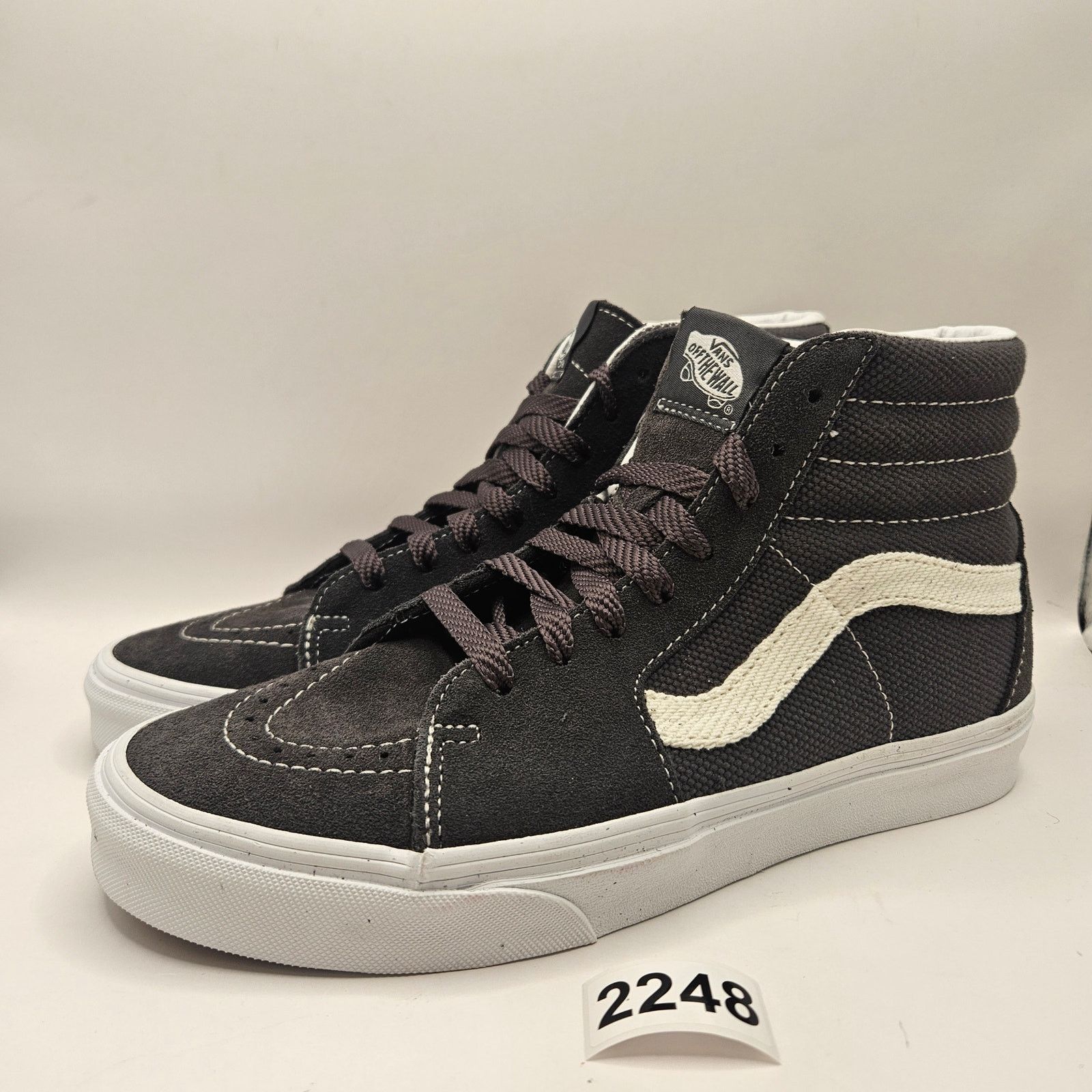 Vans VANS MEN'S 8 GRAY TEXTURED ASPHALT SK8 HI NWOB HIGH TOP SNKR Size US 8 / EU 41 - 1 Thumbnail