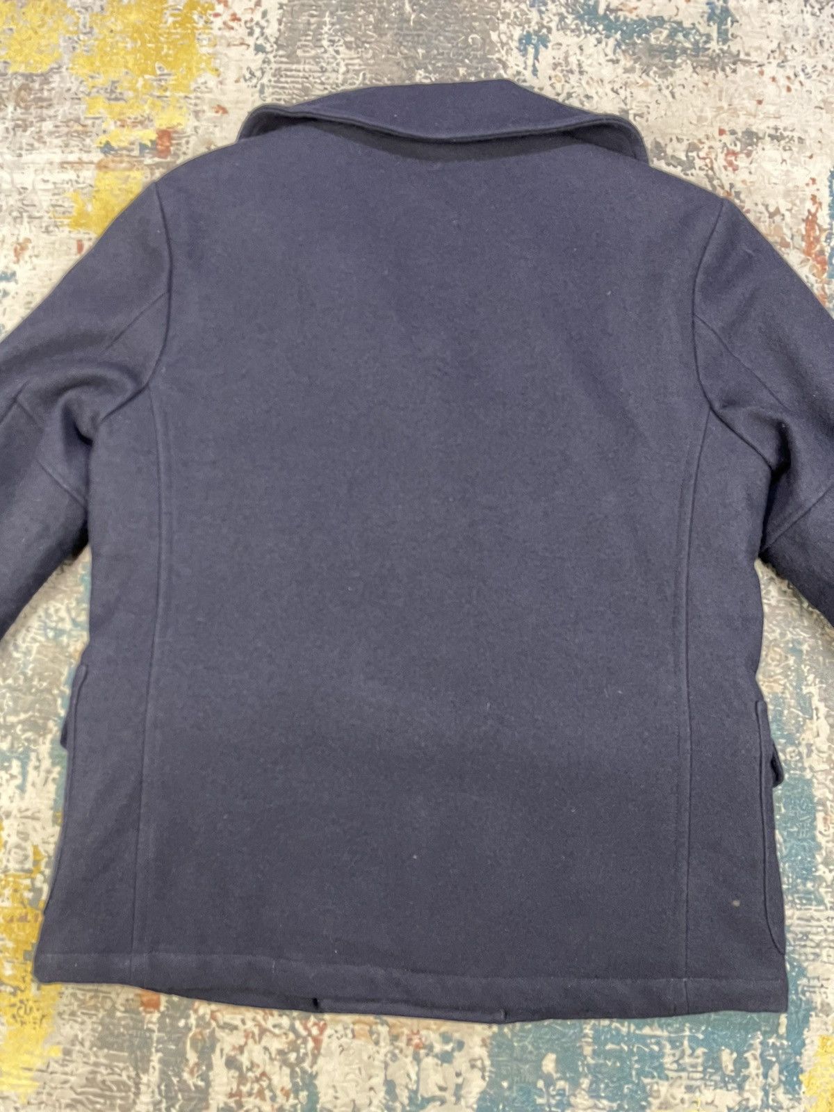 Woolrich Woolen Mills Woolrich Wool Double Breasted Navy Sailor Peacoat Size US L / EU 52-54 / 3 - 5 Thumbnail