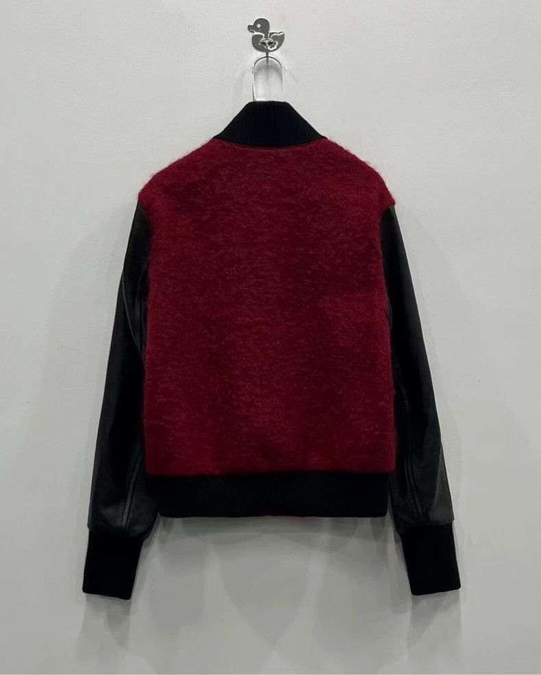 Saint Laurent Paris Saint Laurent Paris Black and red patchwork baseball jacket Size US S / EU 44-46 / 1 - 2 Thumbnail
