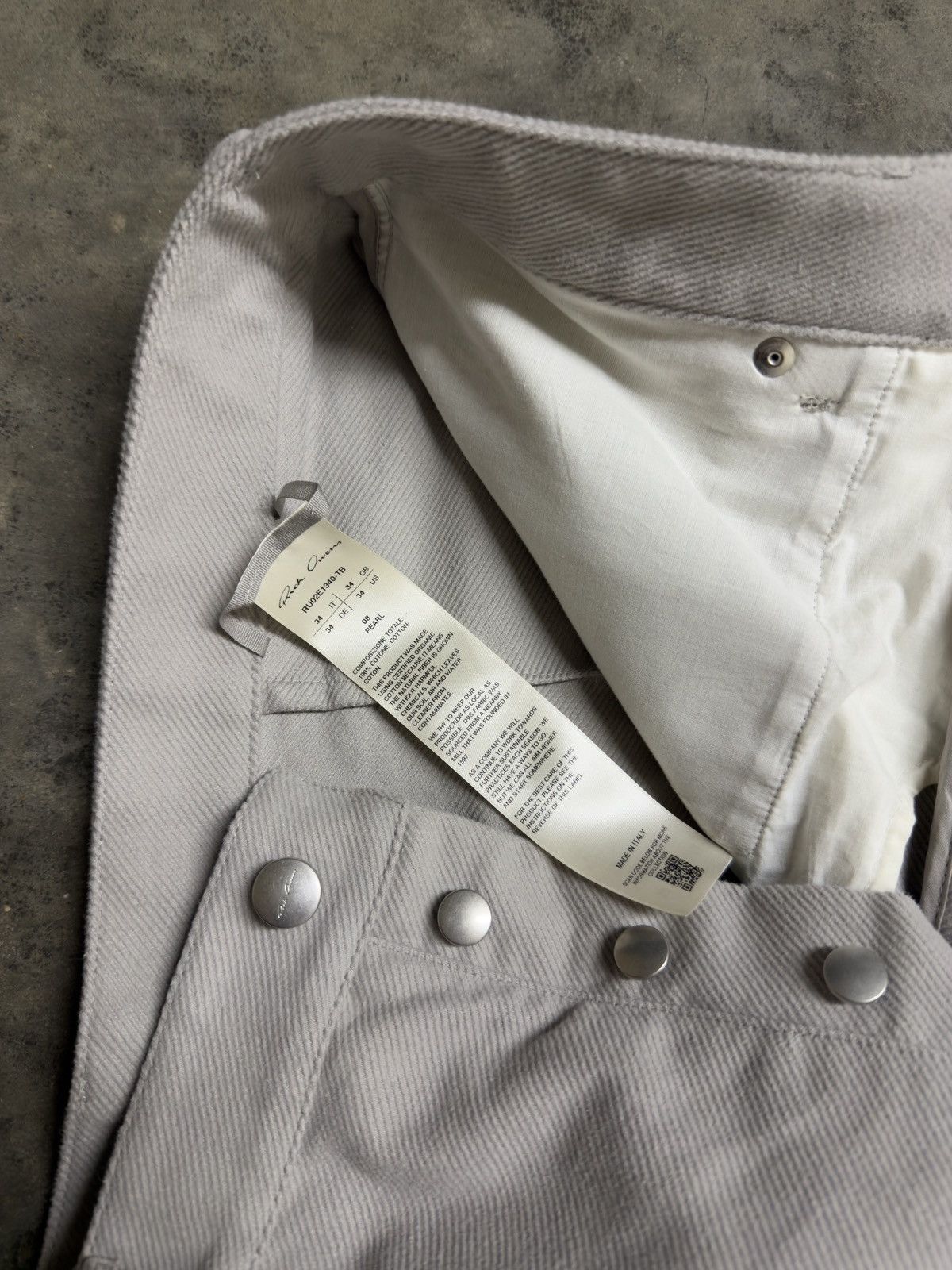 Rick Owens Rick Owens FW25 ‘Concordians’ Double Cargo Geth Jeans Size US 34 / EU 50 - 5 Thumbnail