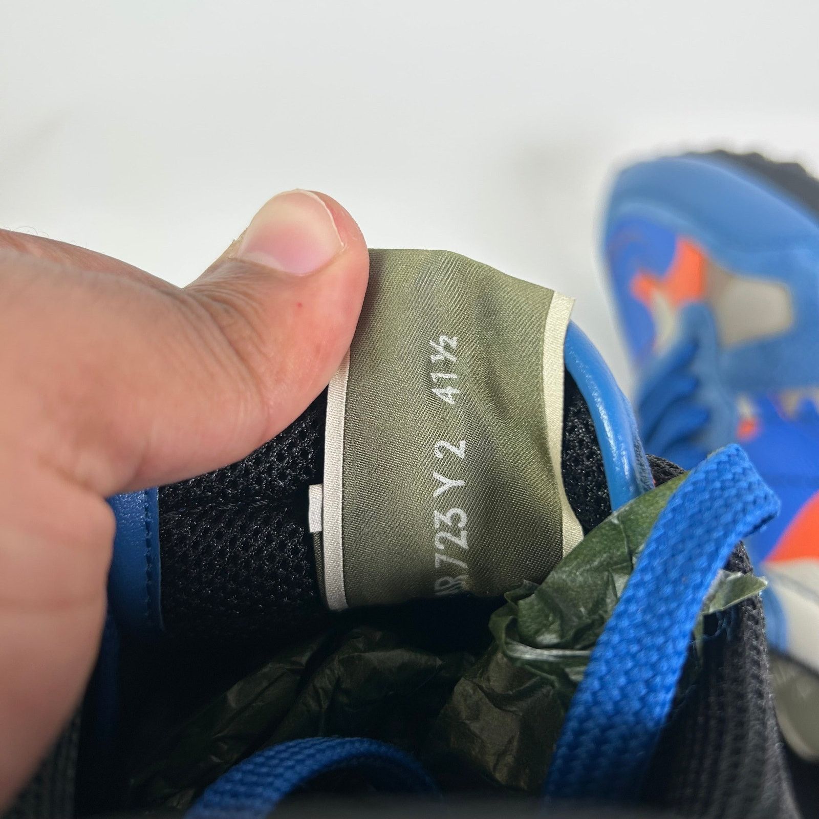 Valentino Valentino Blue Camo Rockrunner Sneakers Size US 8.5 / EU 41-42 - 7 Thumbnail