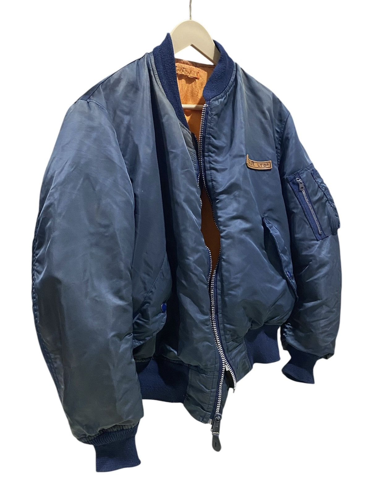 Avirex Vintage 80s Avirex LTD USAF Sunfaded Bomber Jacket Made Usa Size US M / EU 48-50 / 2 - 5 Thumbnail