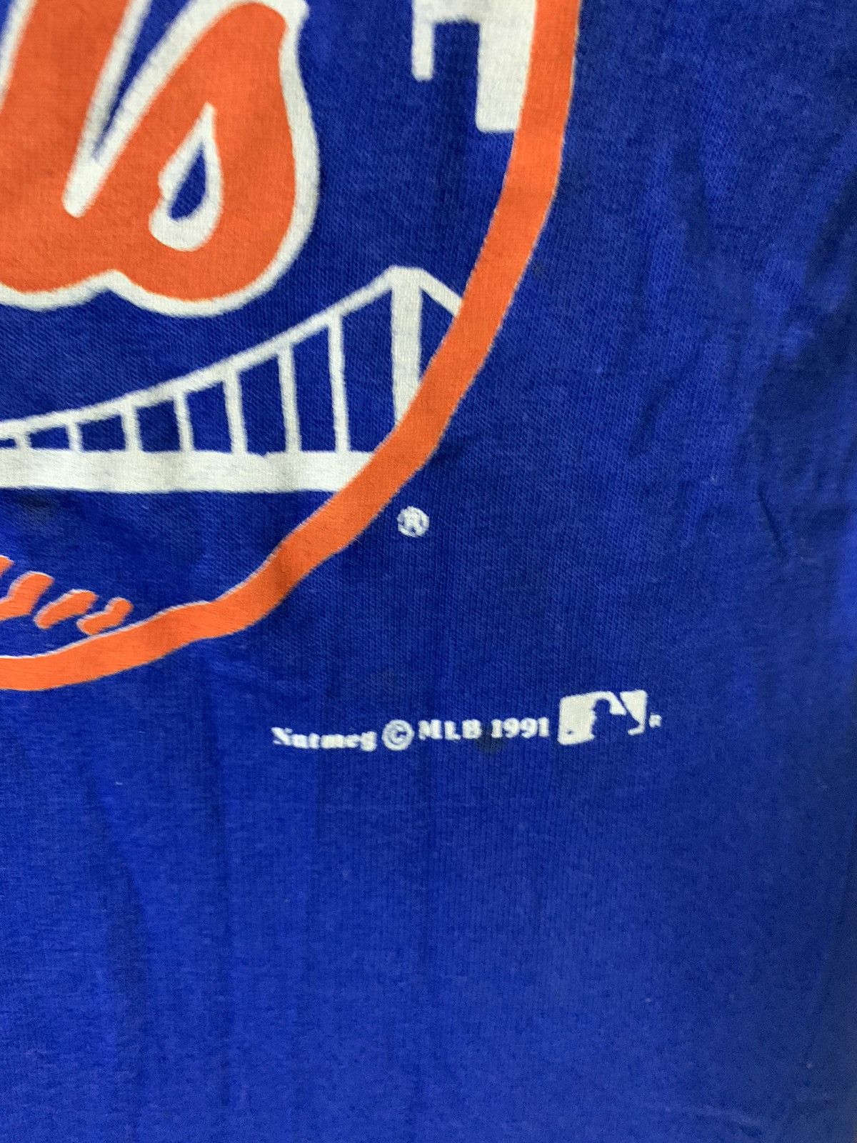 MLB Vintage mlb new york mets 1991 Size US L / EU 52-54 / 3 - 3 Thumbnail