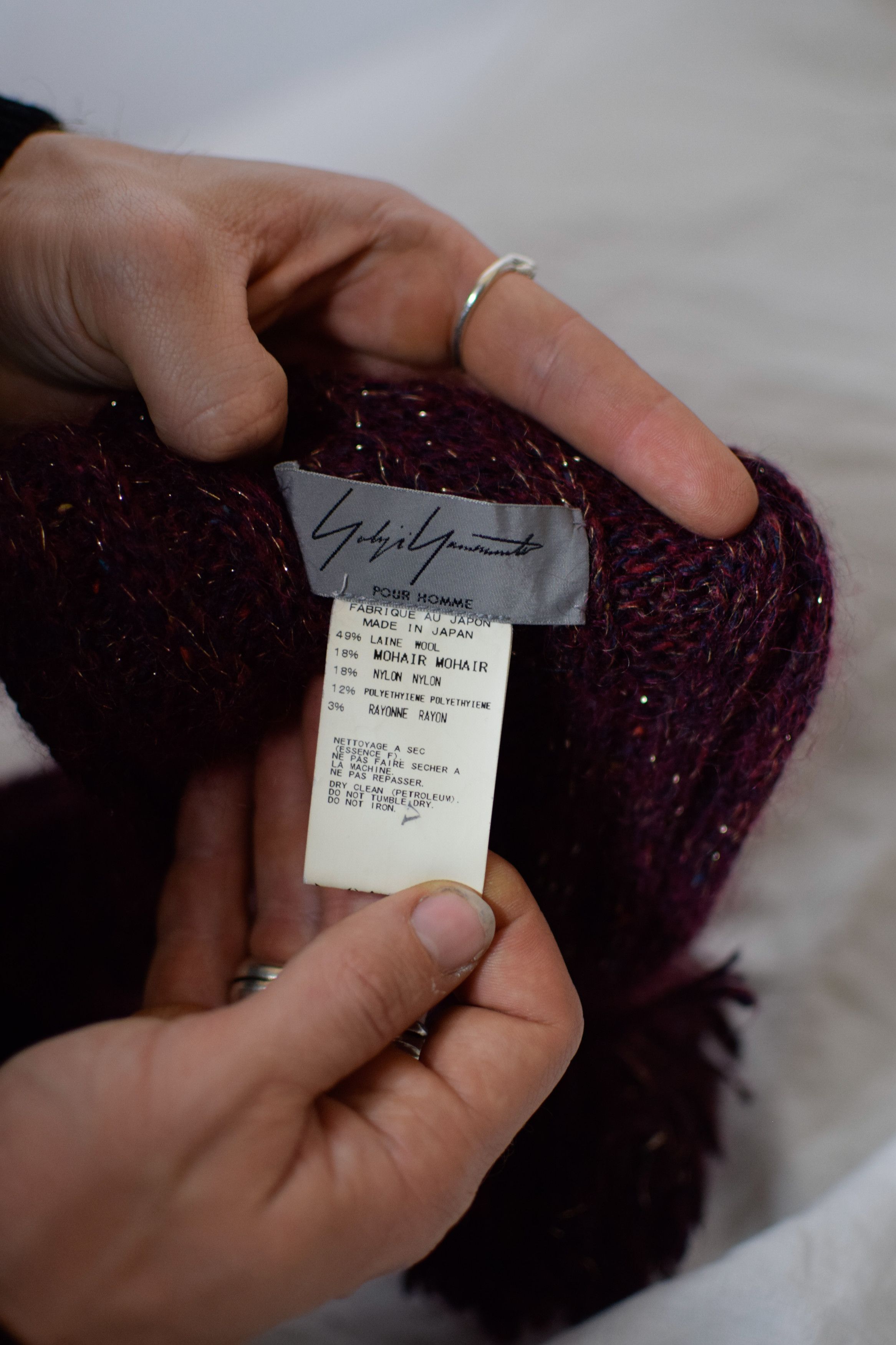 Yohji Yamamoto YYPH AW10 Scarf - HC-L05-153 Size ONE SIZE - 5 Thumbnail