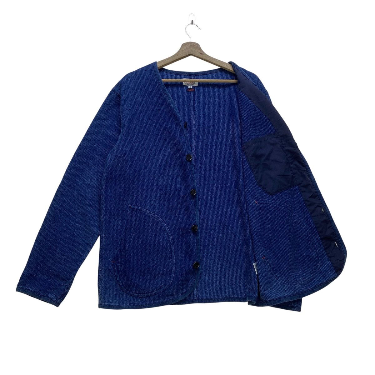 Japanese Brand Japanese Traditonal Gaijin Made Sashiko Kendo Indigo Jacket Size US M / EU 48-50 / 2 - 3 Thumbnail