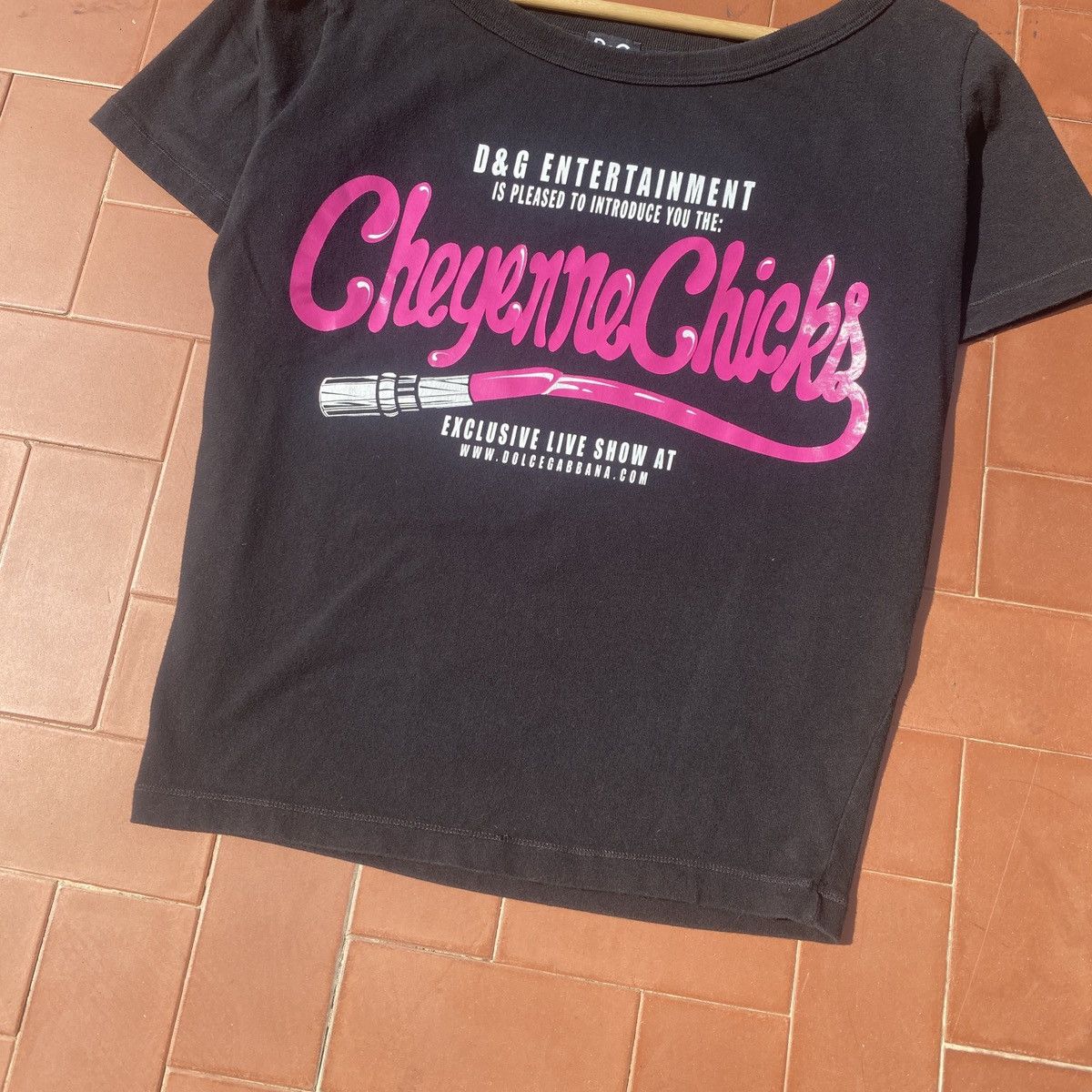 Dolce & Gabbana Y2K Dolce & Gabbana Cheyenne Chicks Crop Top t shirts size S Size S / US 4 / IT 40 - 3 Thumbnail