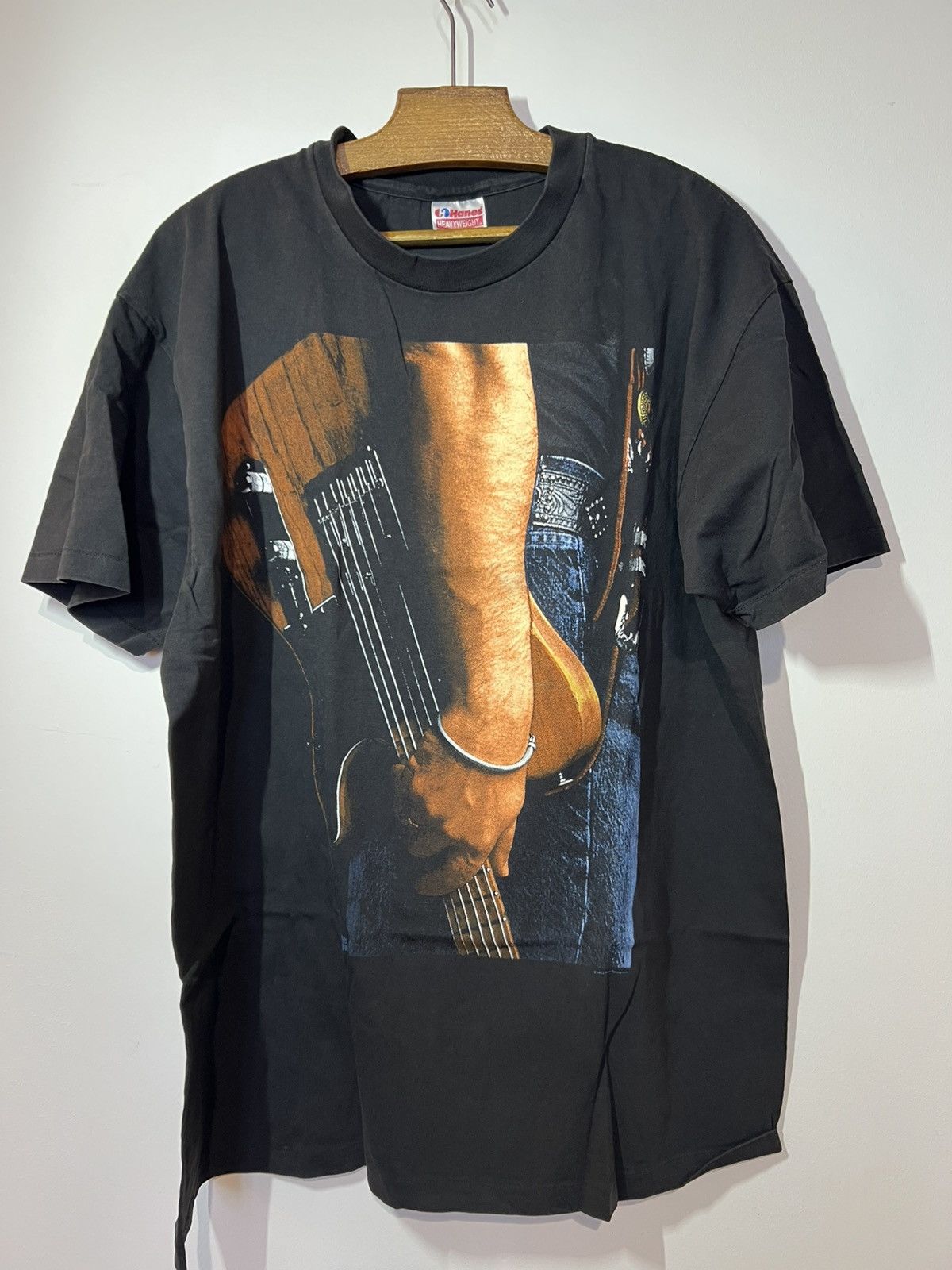 Band Tees tour vintage Bruce Springsteen shirt 90s Size US XL / EU 56 / 4 - 1 Thumbnail