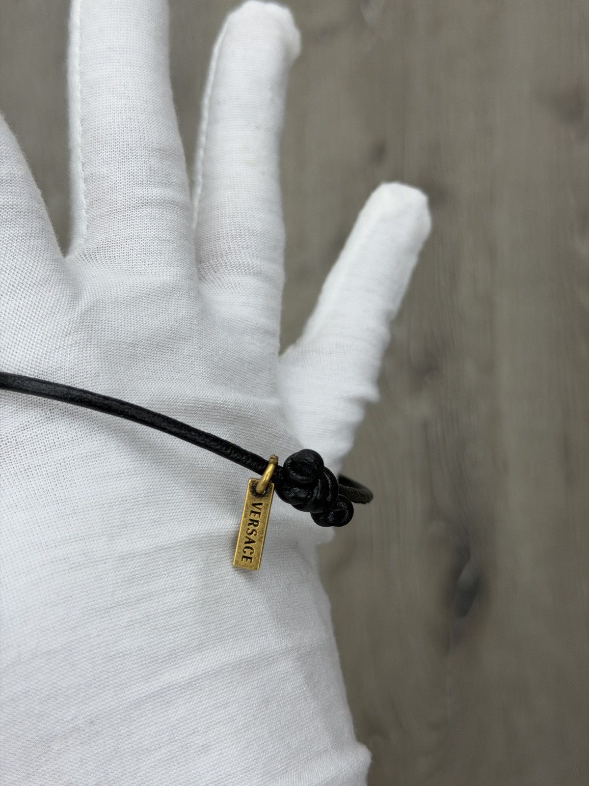 Versace Versace Medusa '95 Leather Bracelet Size ONE SIZE - 3 Thumbnail