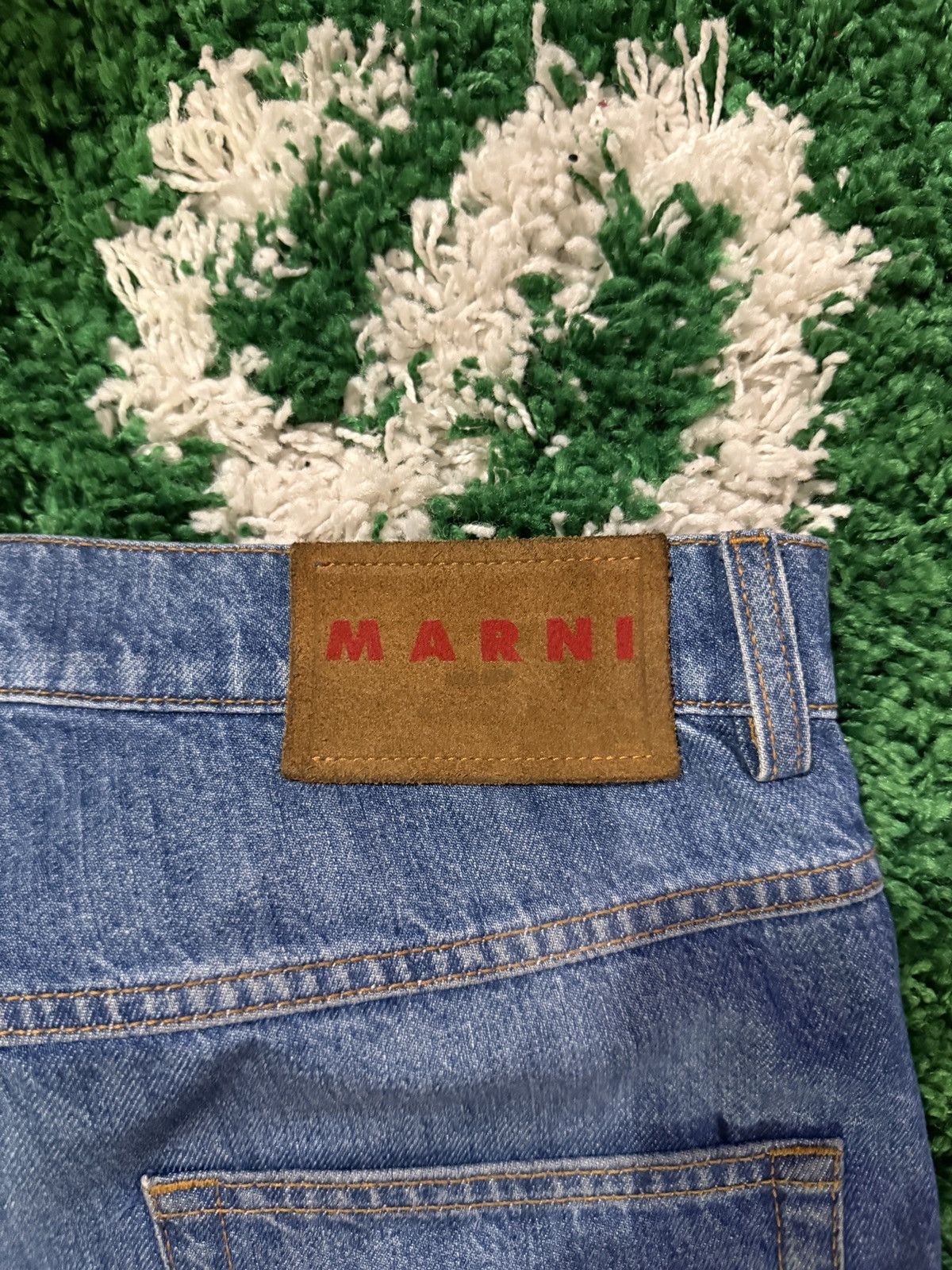 Marni Marni 24ss Mohair Patch Jeans Size US 31 - 7 Thumbnail