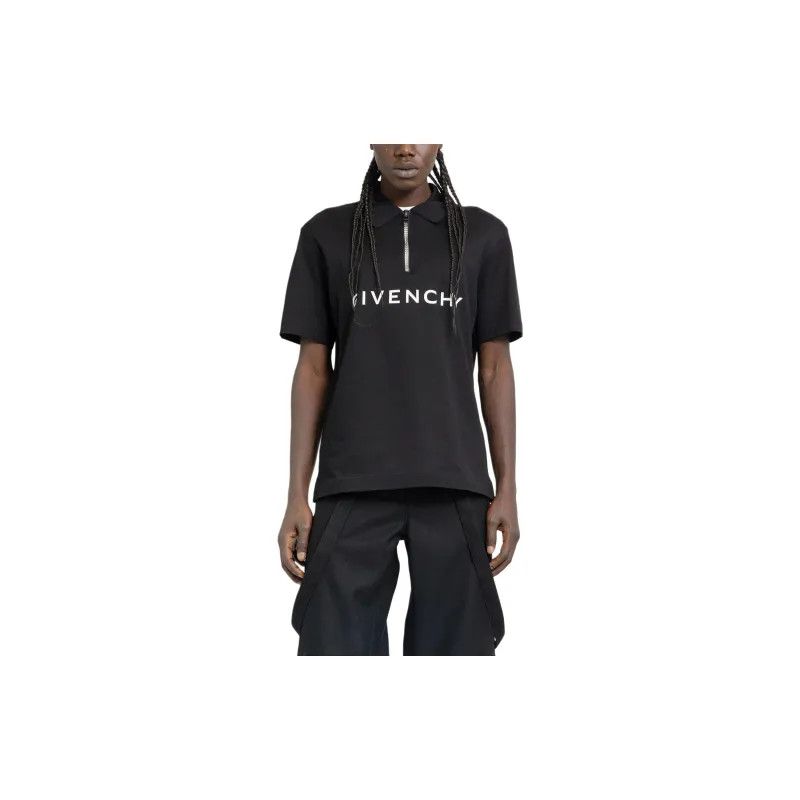 Givenchy o1w1db10325 Ss Boxy Fit Shirt in Black Size US L / EU 52-54 / 3 - 7 Thumbnail